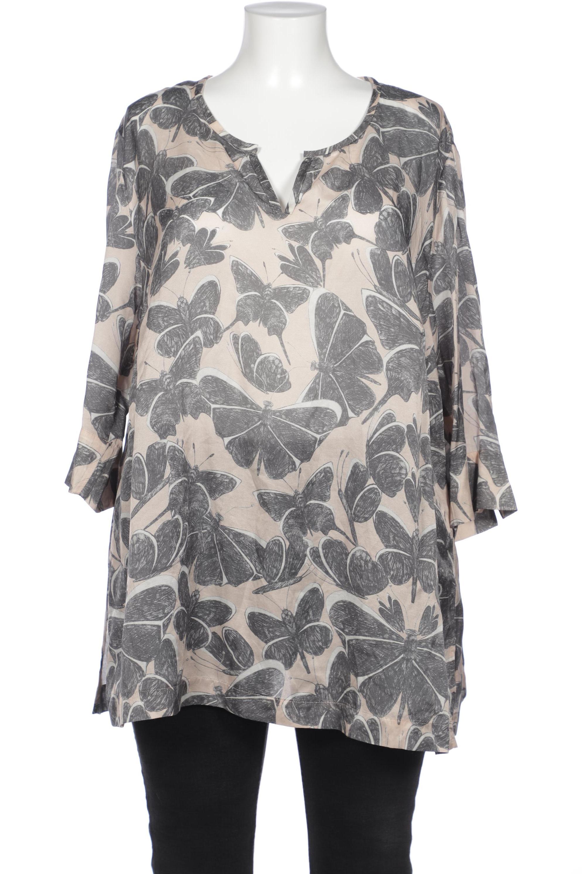 

Selection by Ulla Popken Damen Bluse, grau, Gr. 50