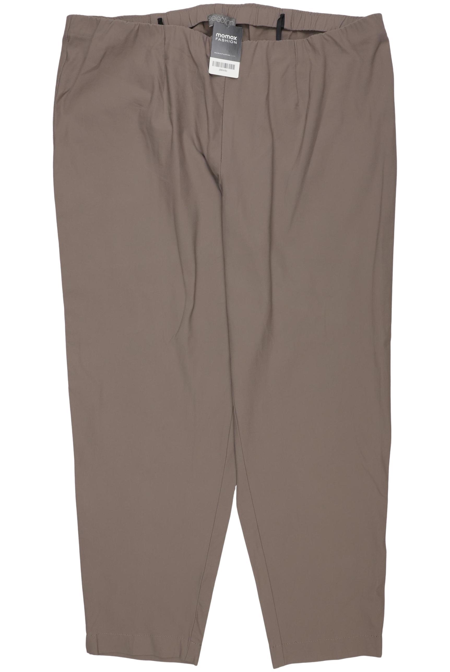 

Selection by Ulla Popken Damen Stoffhose, beige, Gr. 52