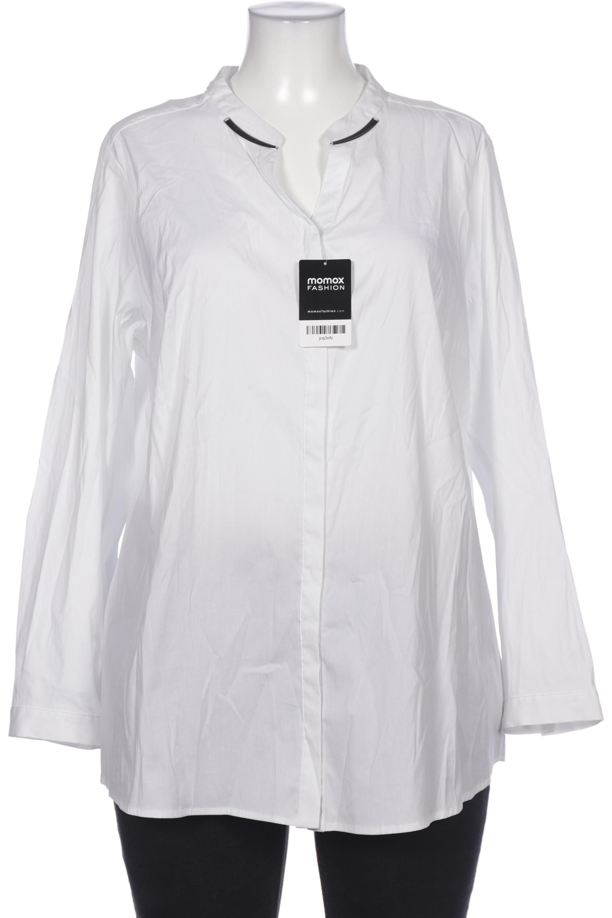

Selection by Ulla Popken Damen Bluse, weiß, Gr. 46