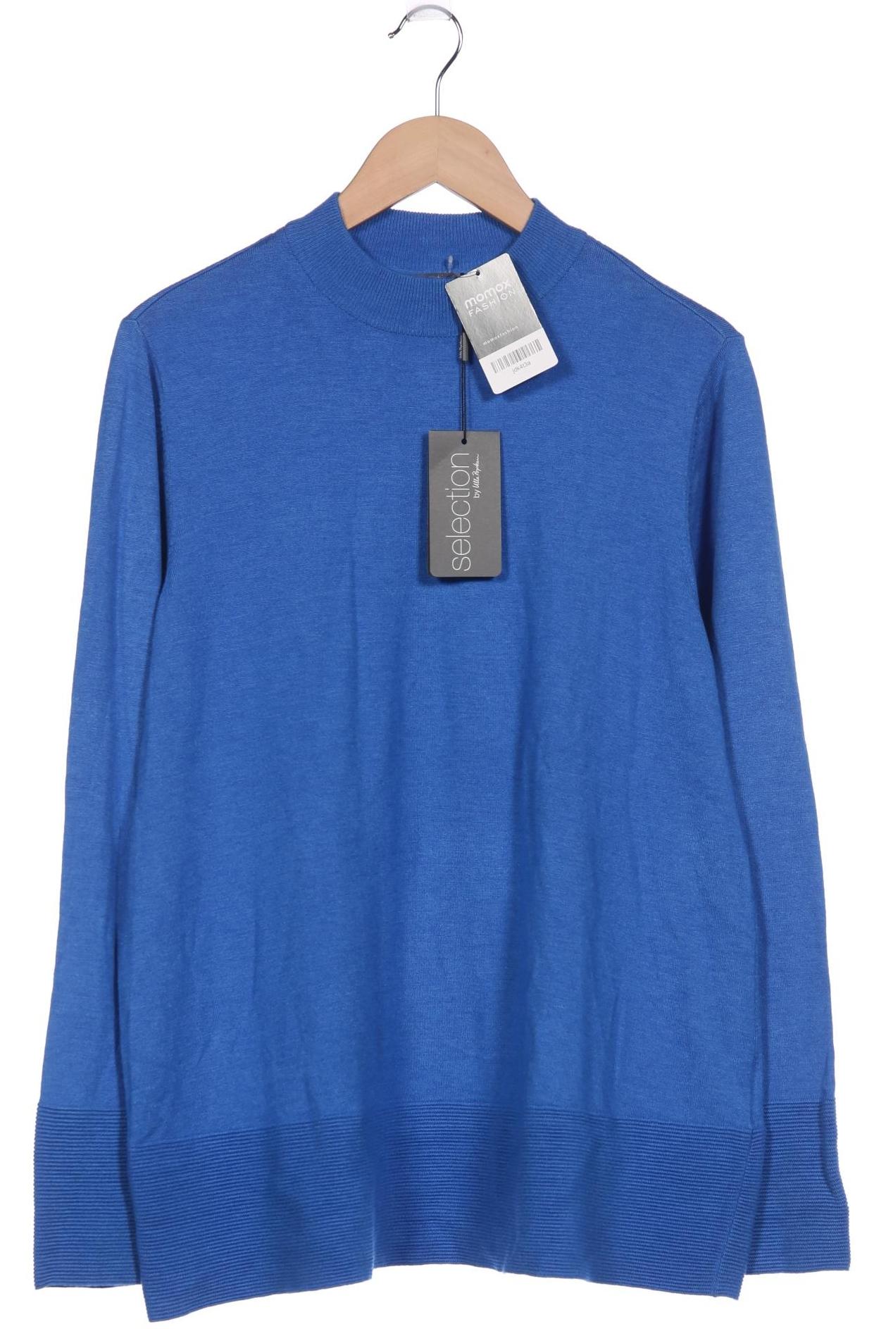 

Selection by Ulla Popken Damen Pullover, blau, Gr. 42
