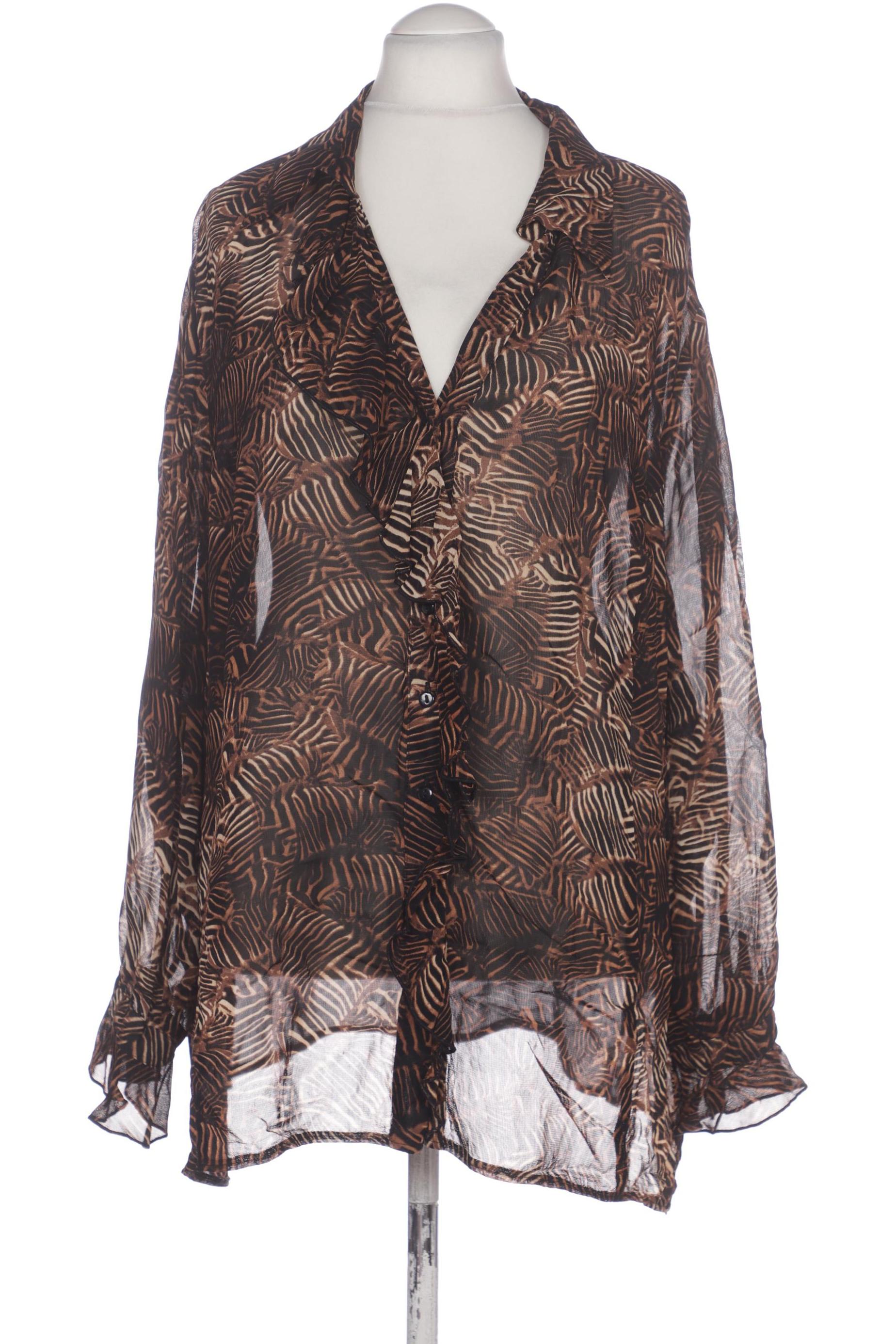 

Selection by Ulla Popken Damen Bluse, braun, Gr. 54