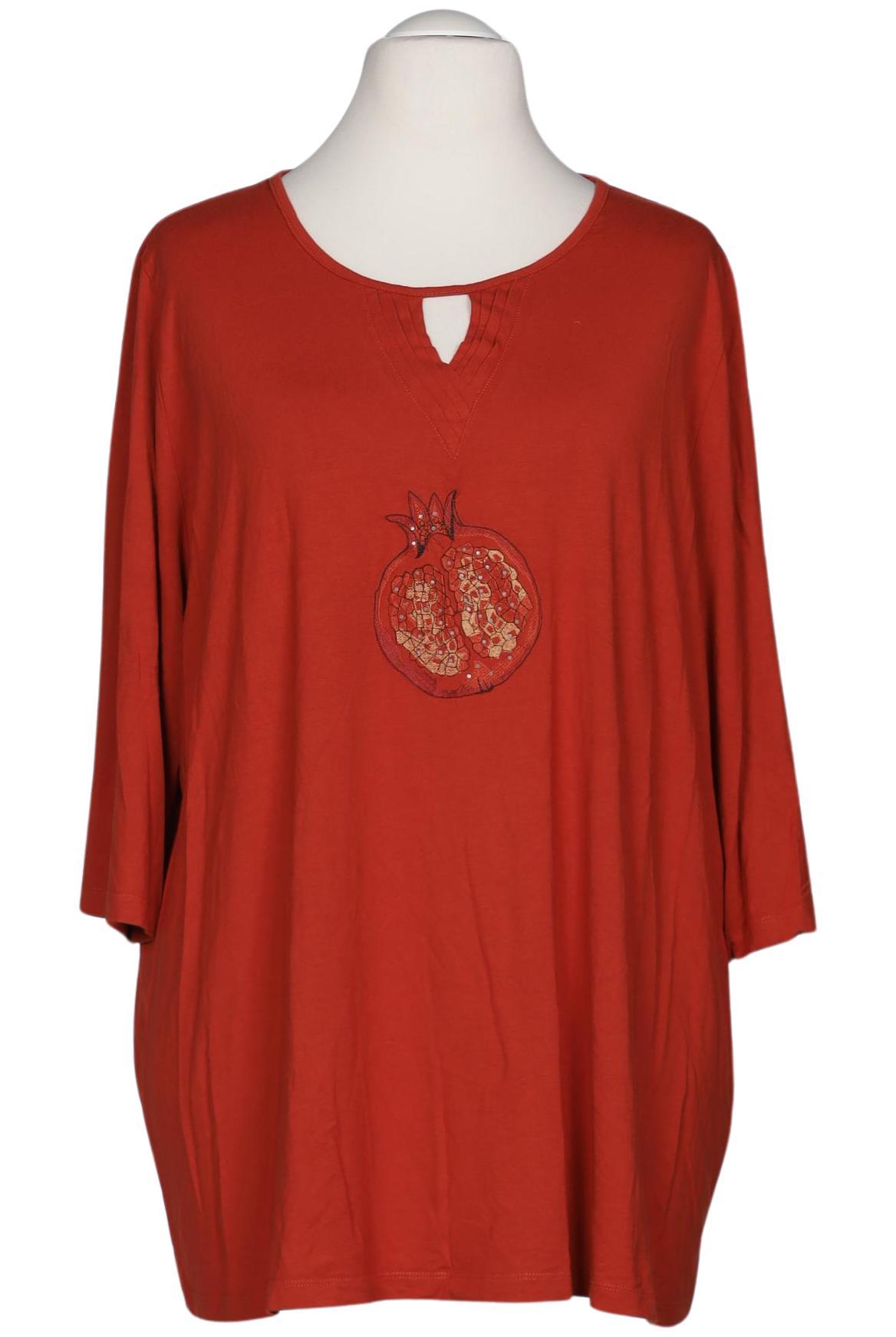 

Selection by Ulla Popken Damen Langarmshirt, rot, Gr. 54