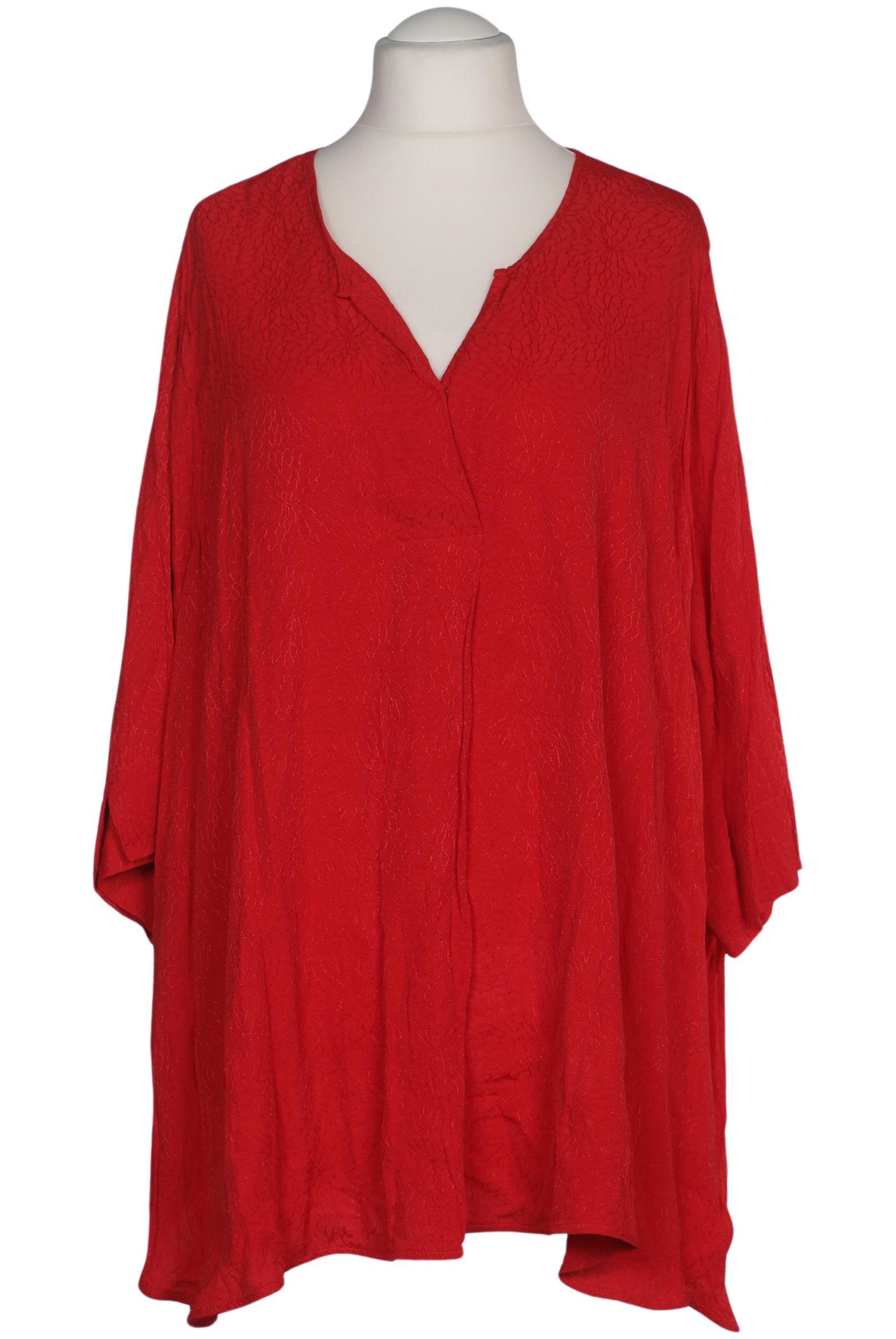 

Selection by Ulla Popken Damen Bluse, rot, Gr. 58