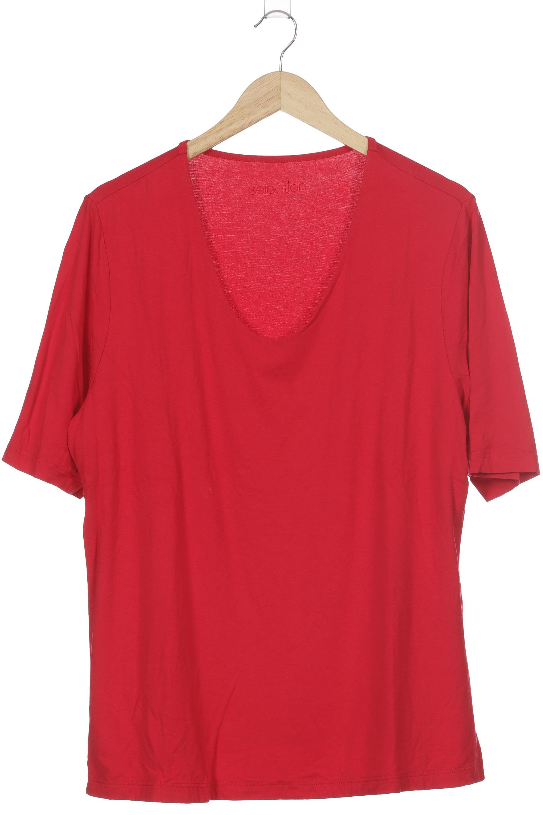 

Selection by Ulla Popken Damen T-Shirt, rot, Gr. 46