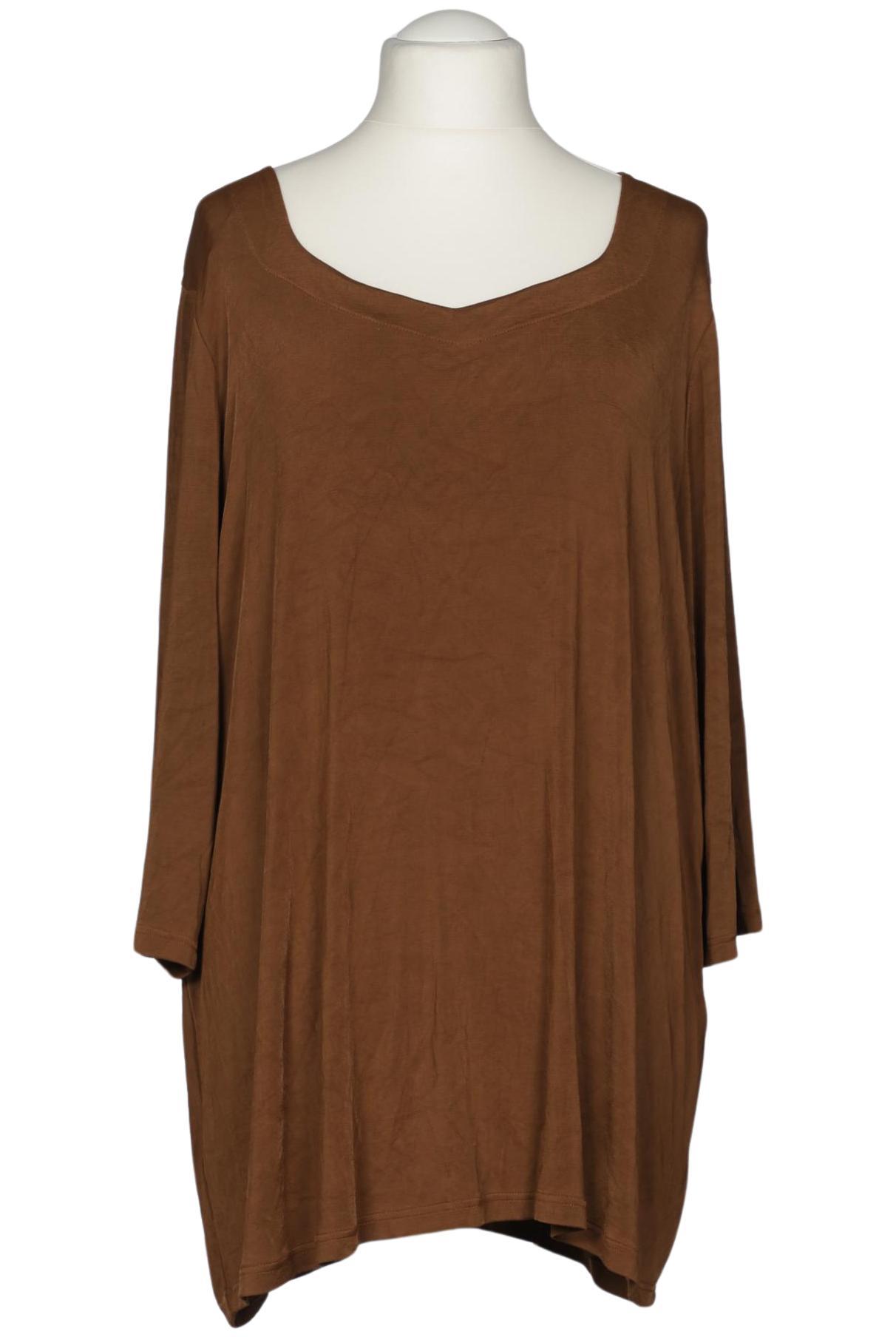 

Selection by Ulla Popken Damen Langarmshirt, braun, Gr. 54