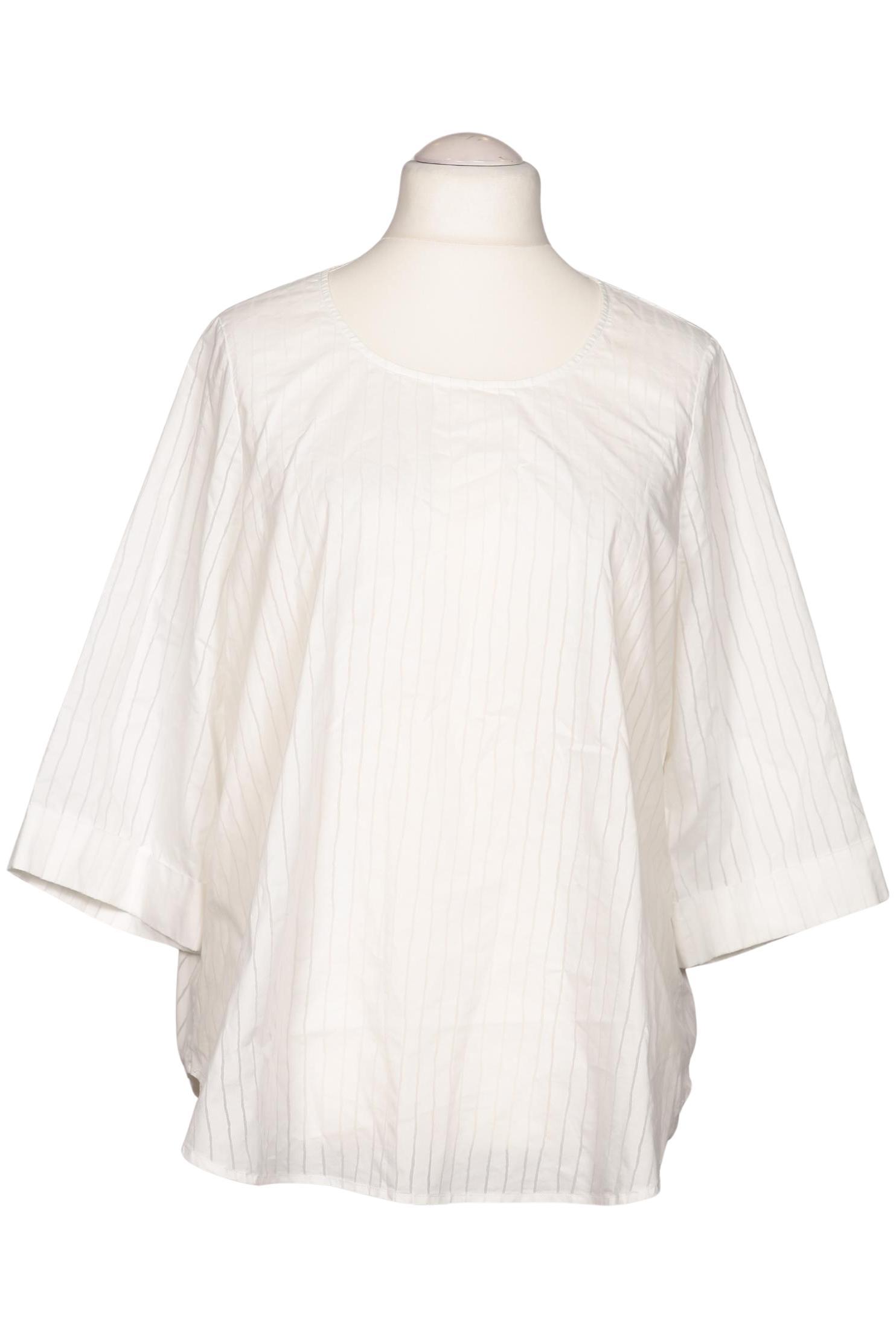 

Selection by Ulla Popken Damen Bluse, weiß, Gr. 46