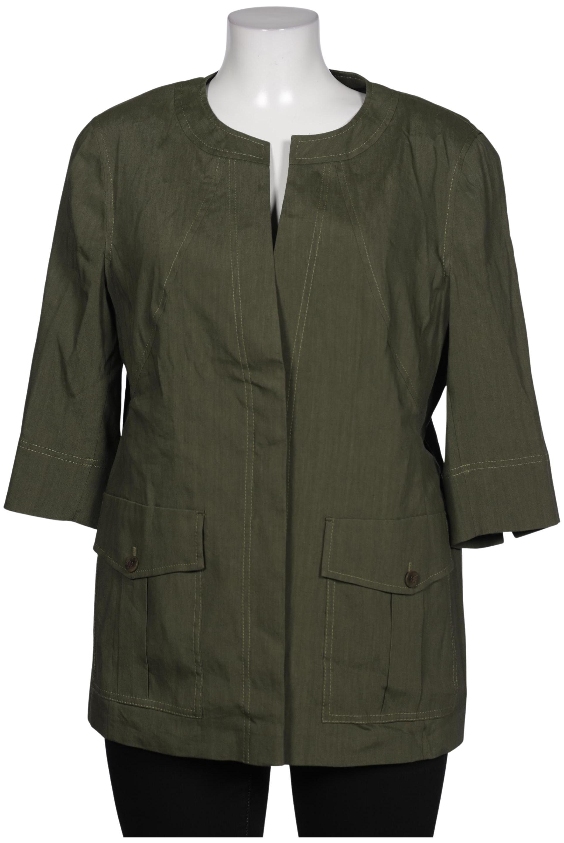 

Selection by Ulla Popken Damen Blazer, grün, Gr. 44