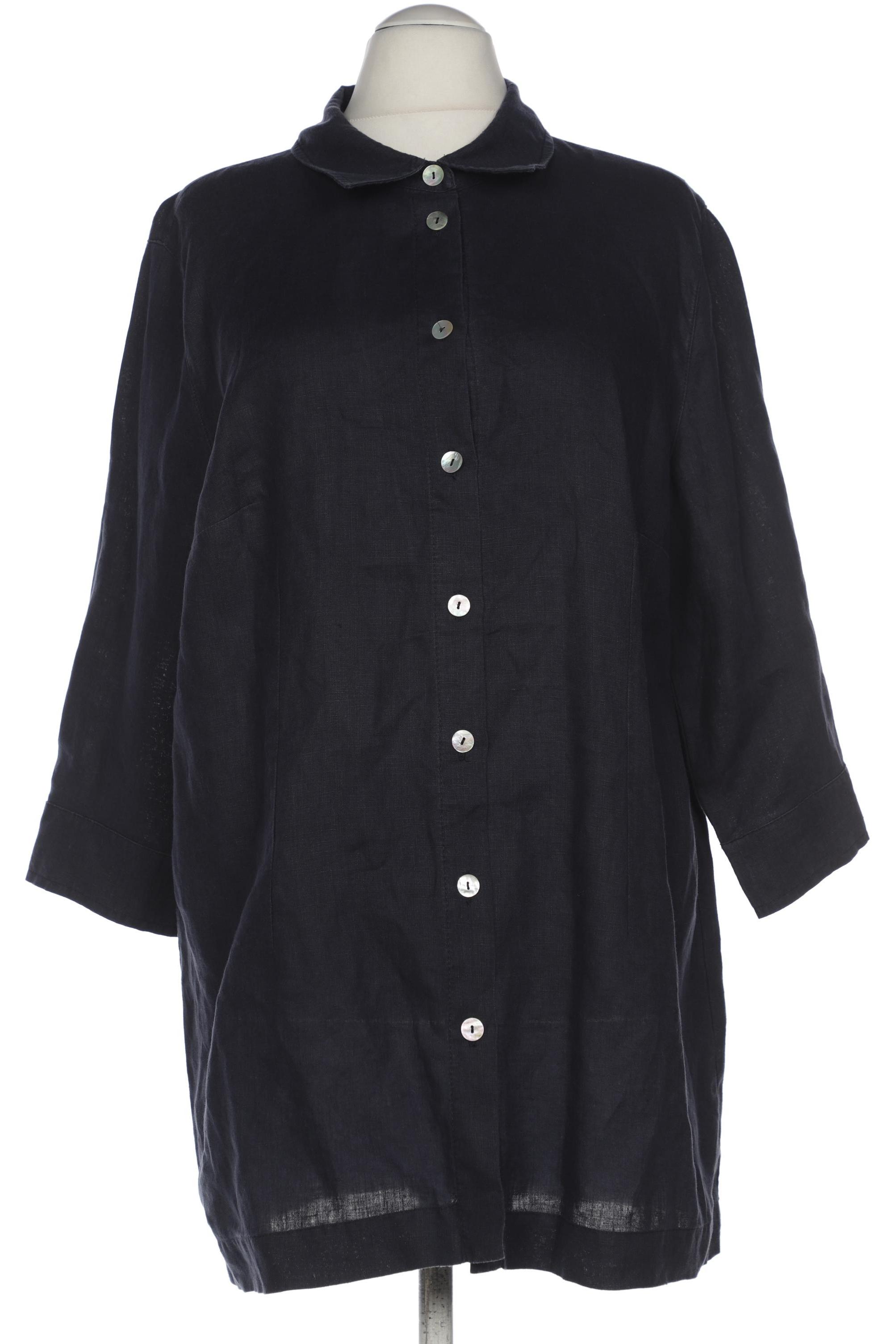 

Selection by Ulla Popken Damen Bluse, marineblau, Gr. 48