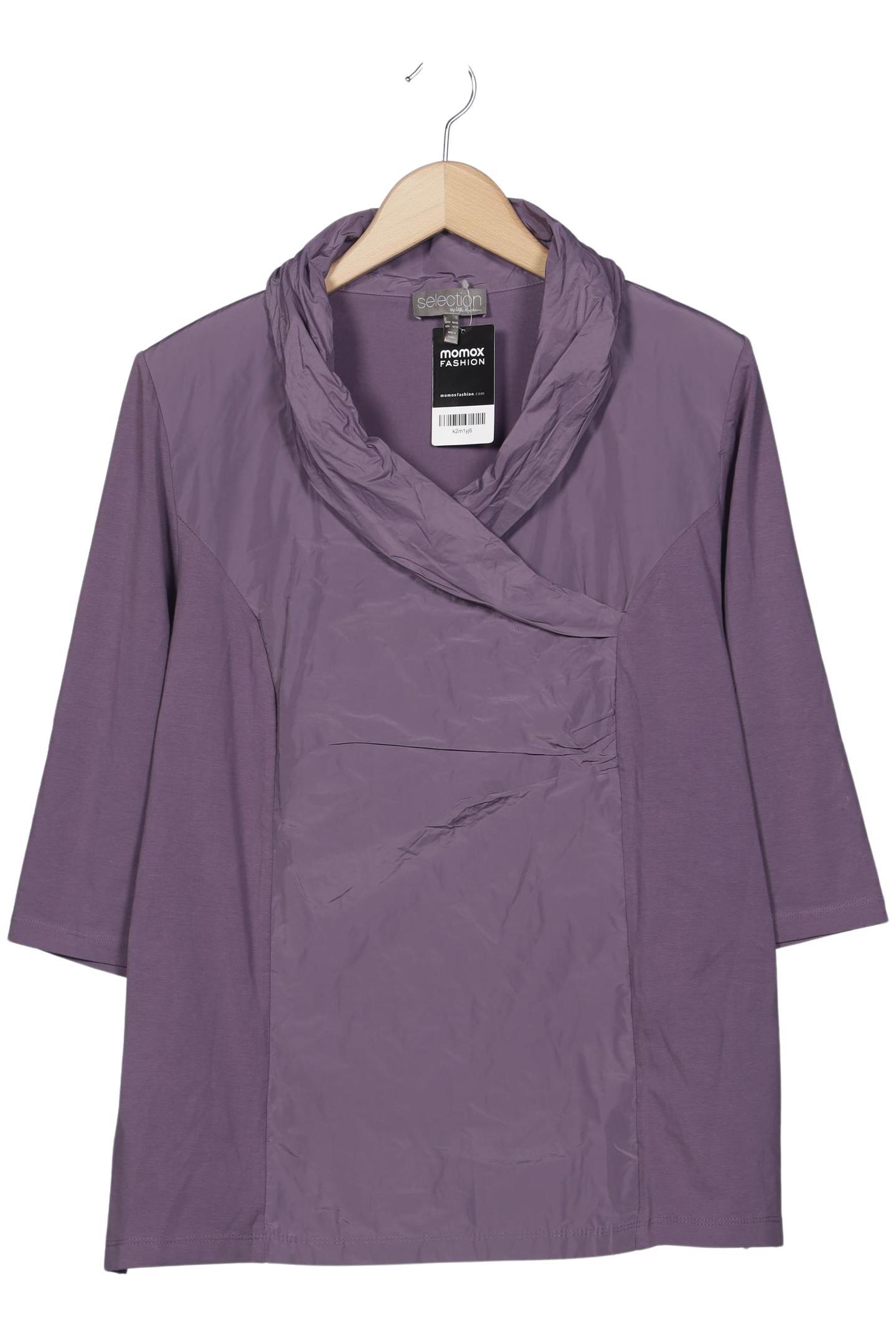 

Selection by Ulla Popken Damen Langarmshirt, flieder, Gr. 46