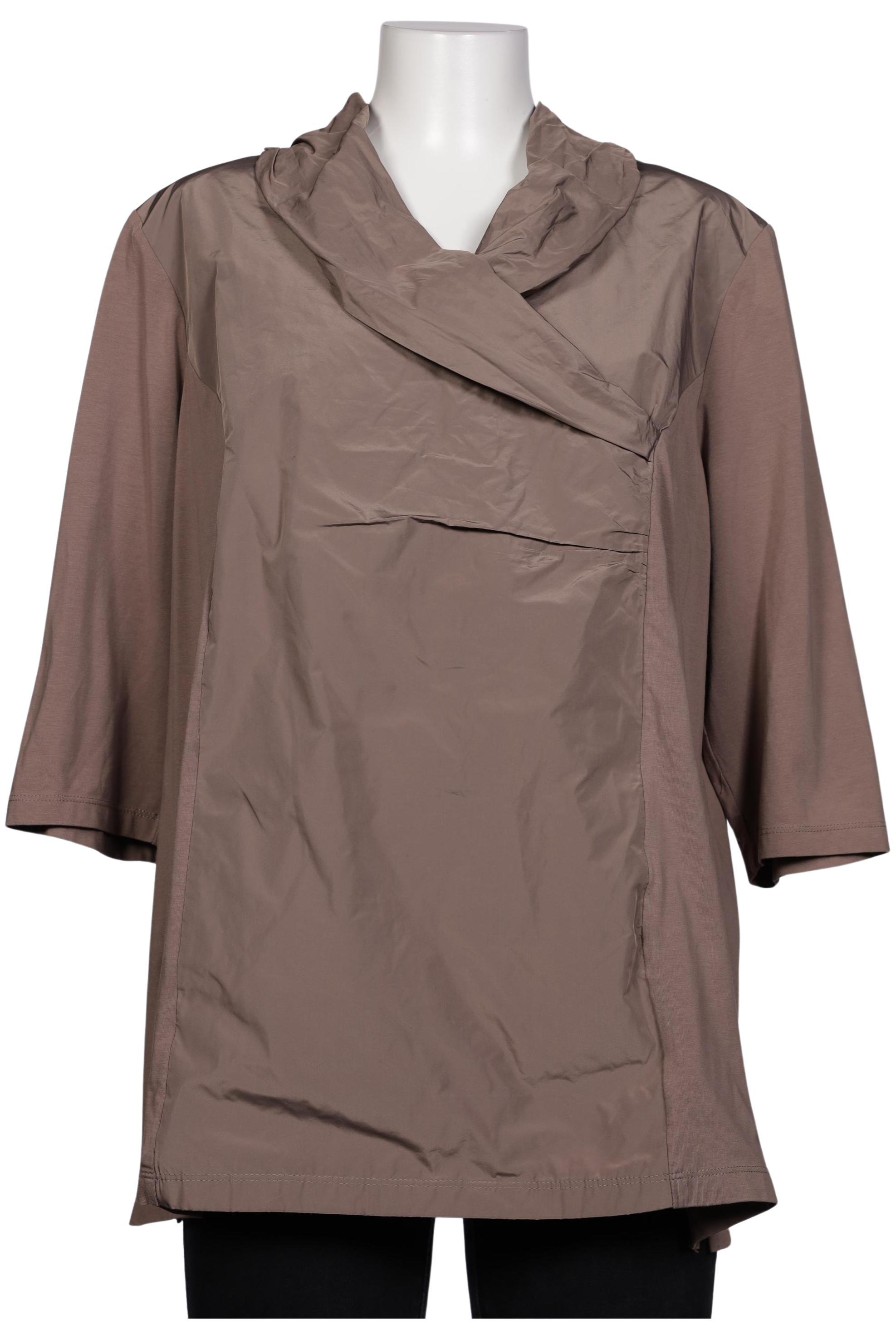 

Selection by Ulla Popken Damen Bluse, braun, Gr. 50