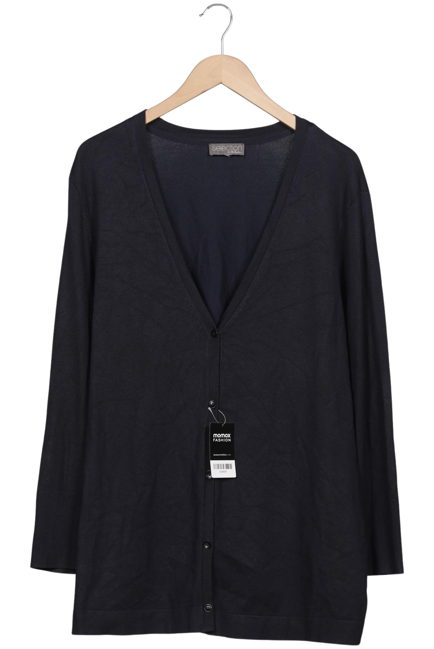

Selection by Ulla Popken Damen Strickjacke, marineblau, Gr. 48