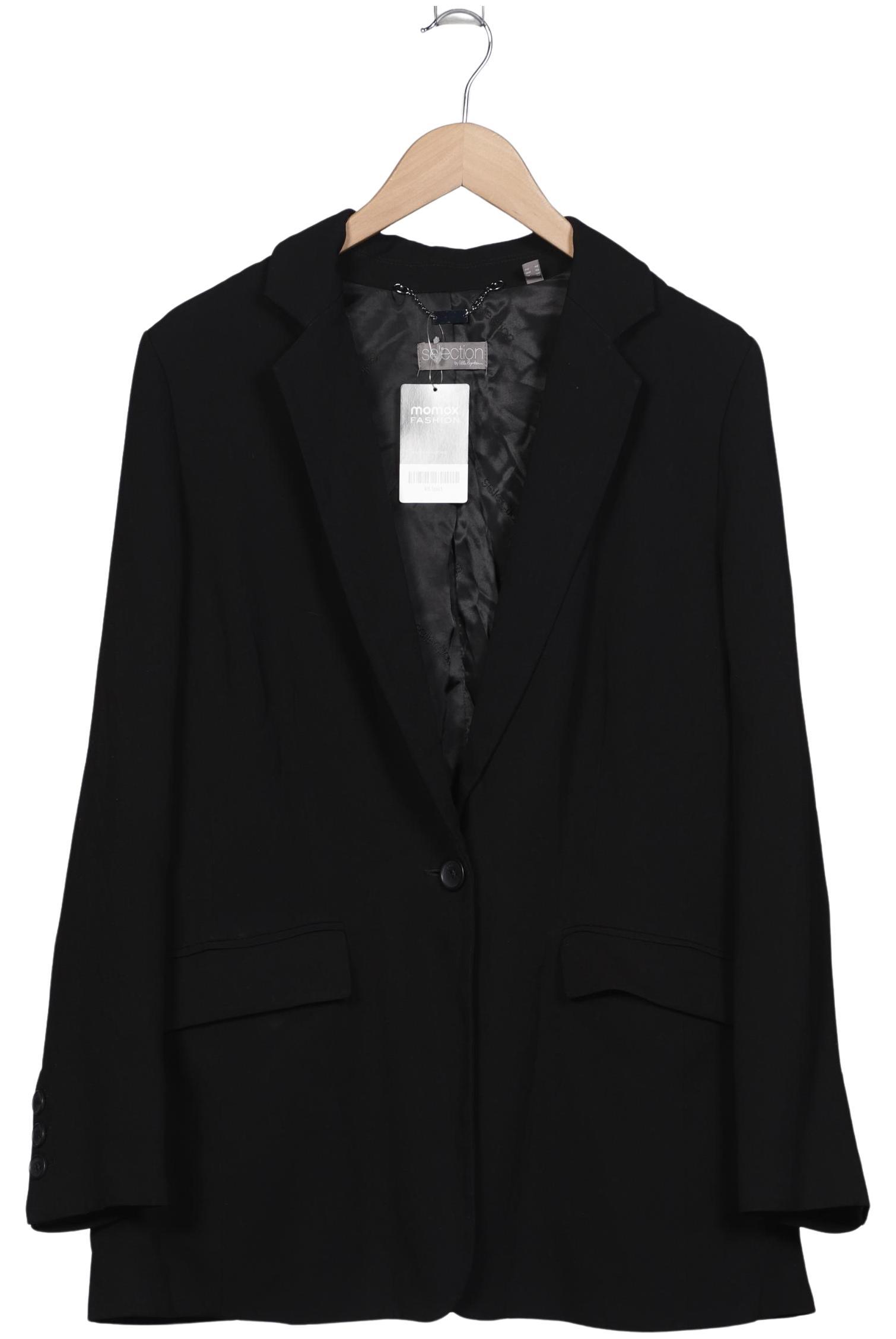

Selection by Ulla Popken Damen Blazer, schwarz, Gr. 46