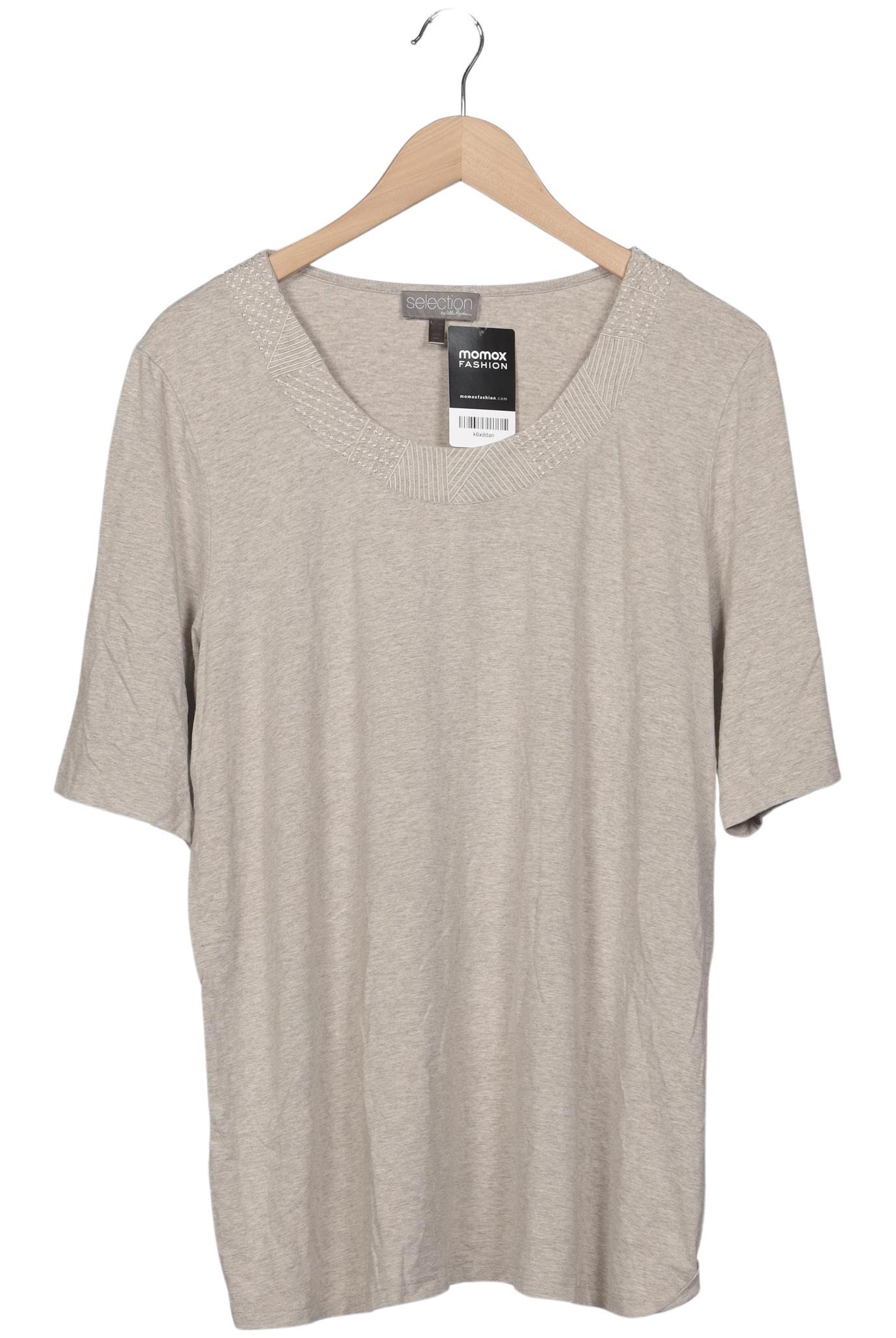 

Selection by Ulla Popken Damen T-Shirt, beige, Gr. 48