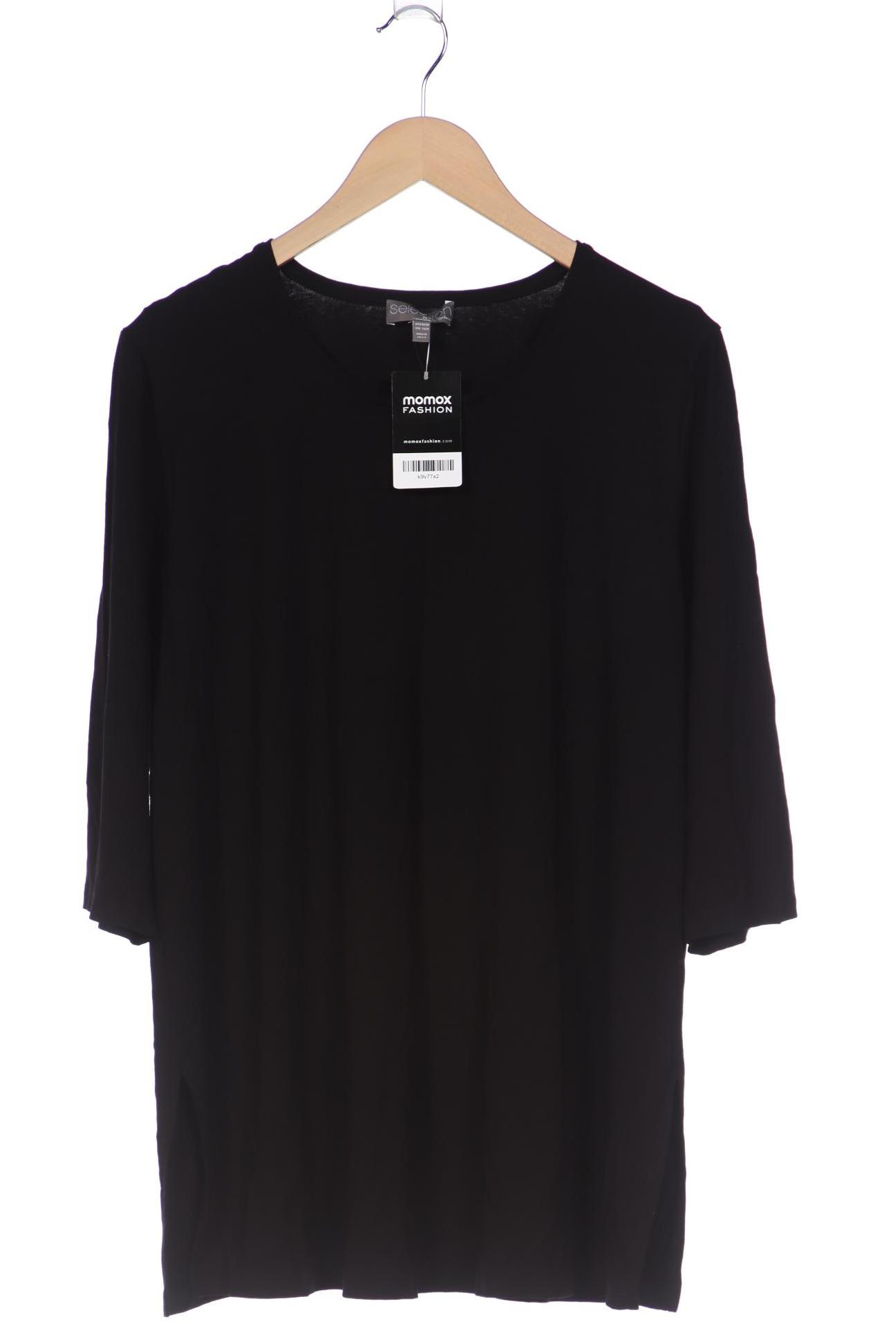 

Selection by Ulla Popken Damen Langarmshirt, schwarz, Gr. 46