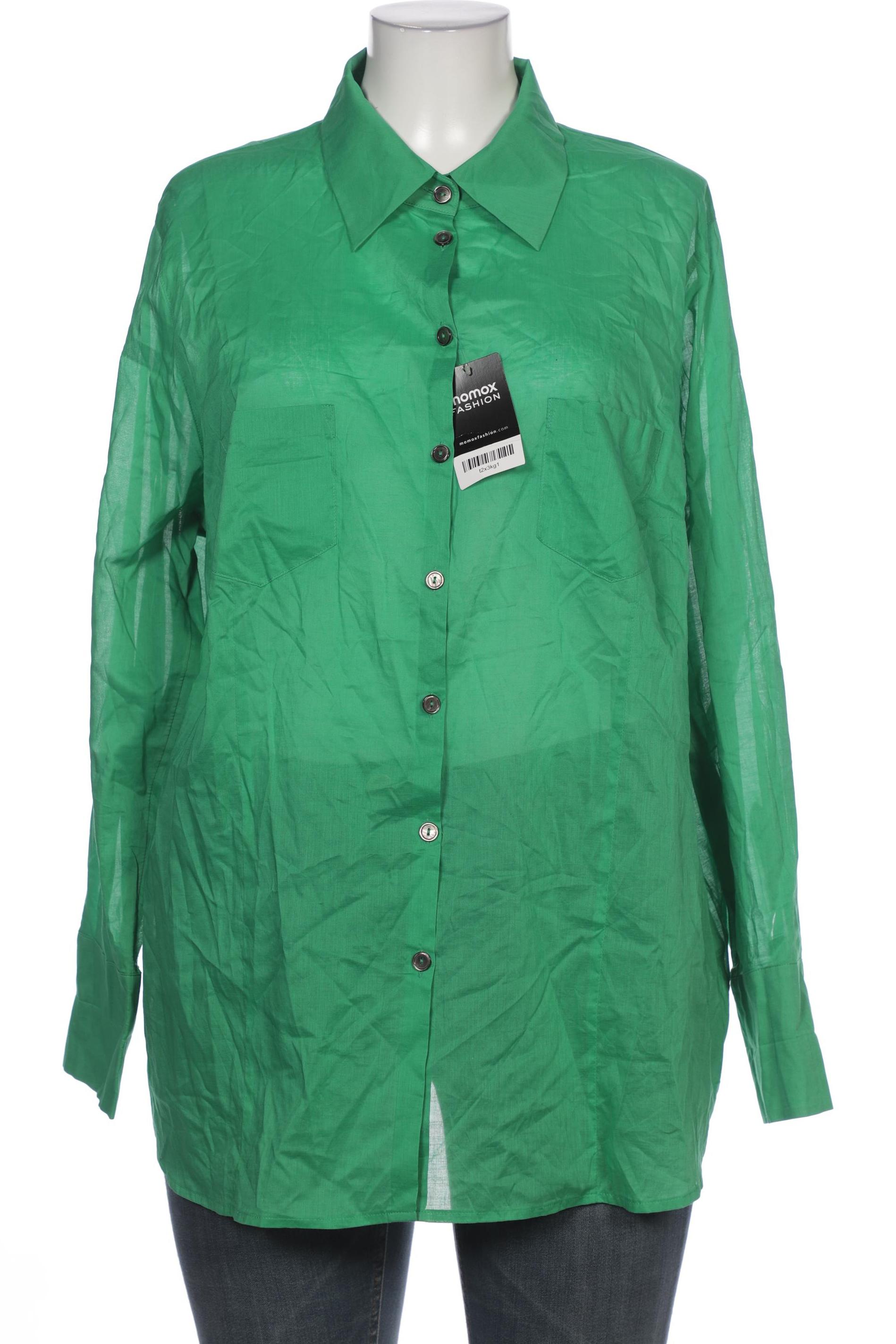 

Selection by Ulla Popken Damen Bluse, grün, Gr. 52