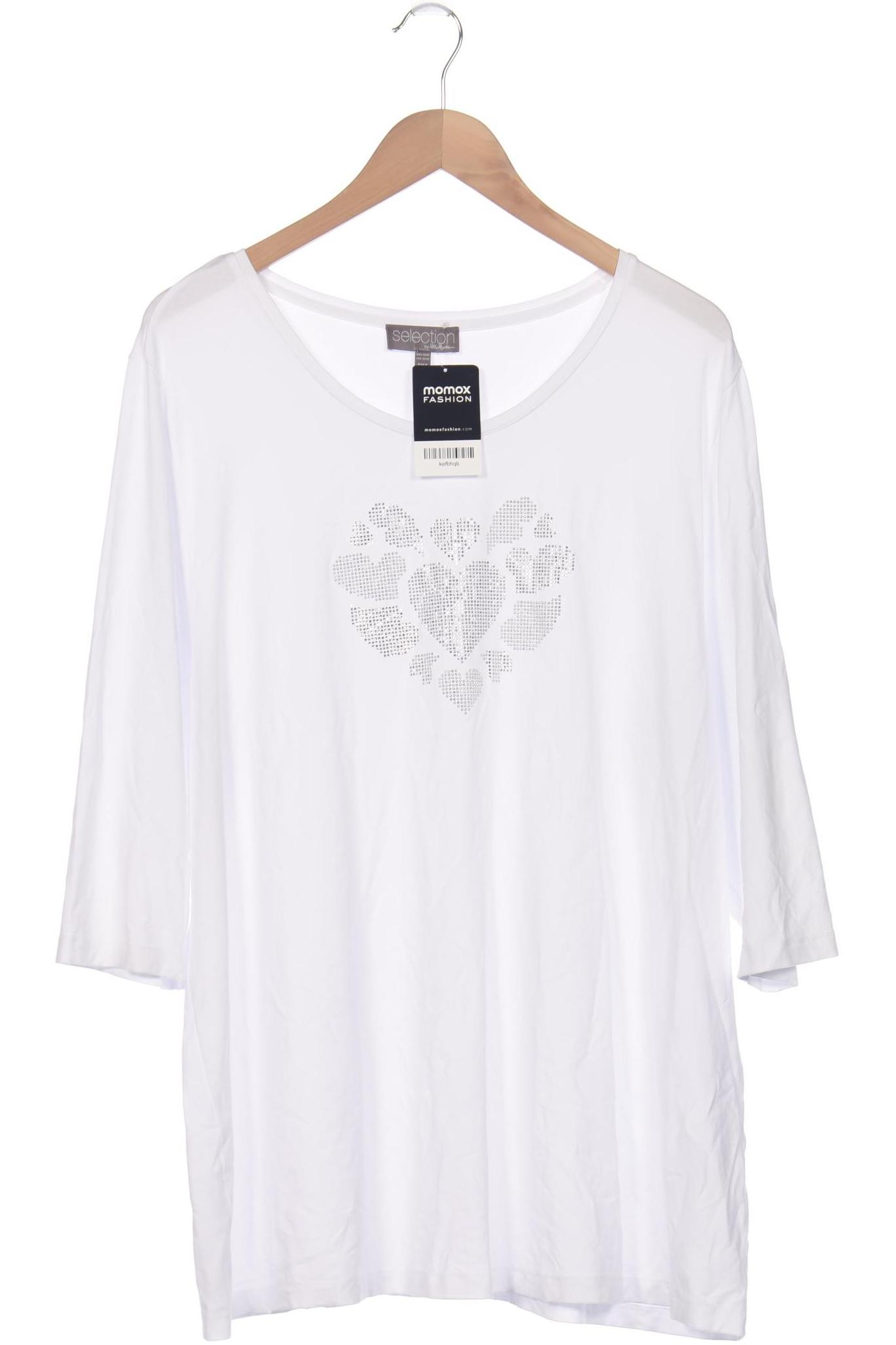 

Selection by Ulla Popken Damen Langarmshirt, weiß, Gr. 50
