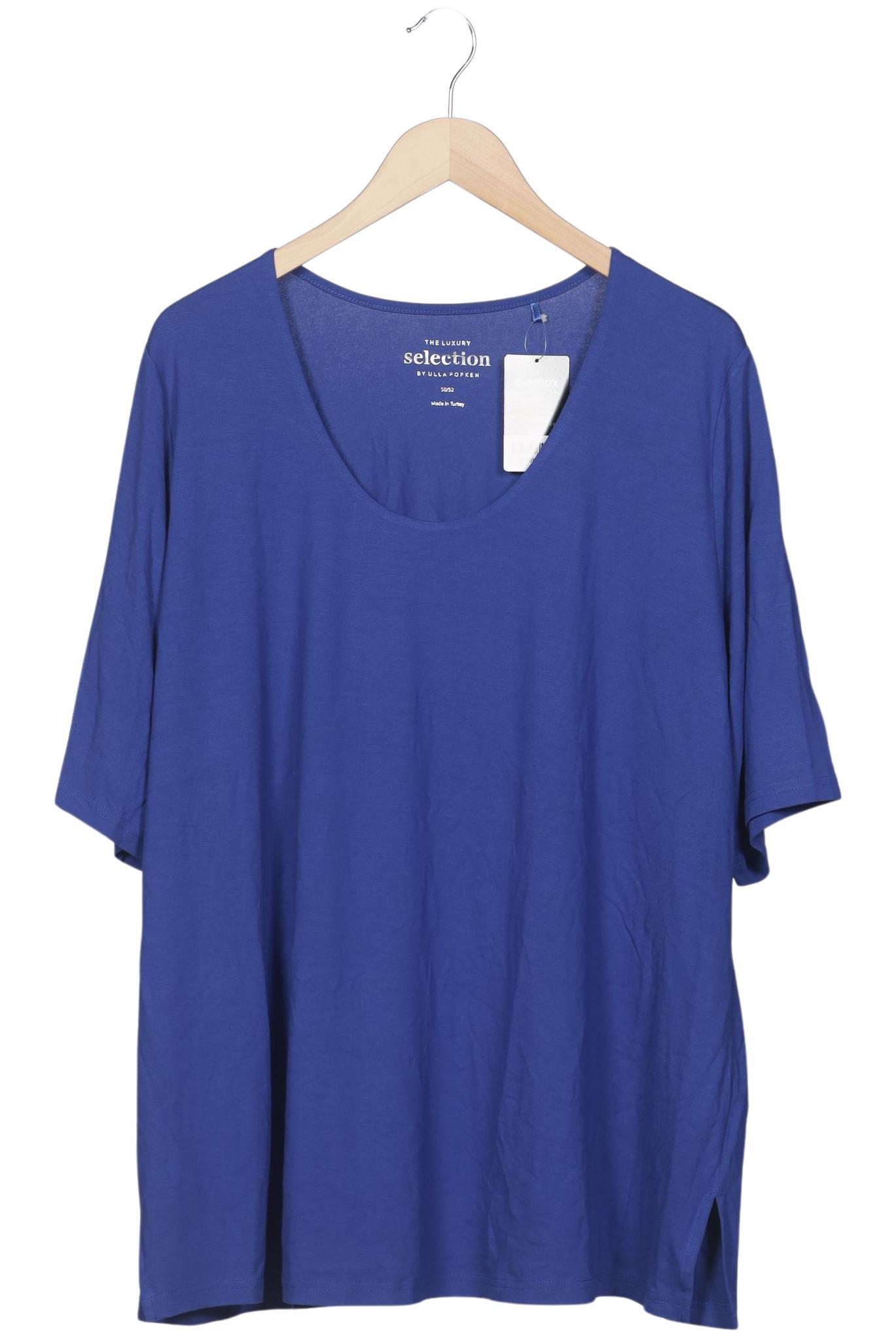 

Selection by Ulla Popken Damen T-Shirt, blau, Gr. 50
