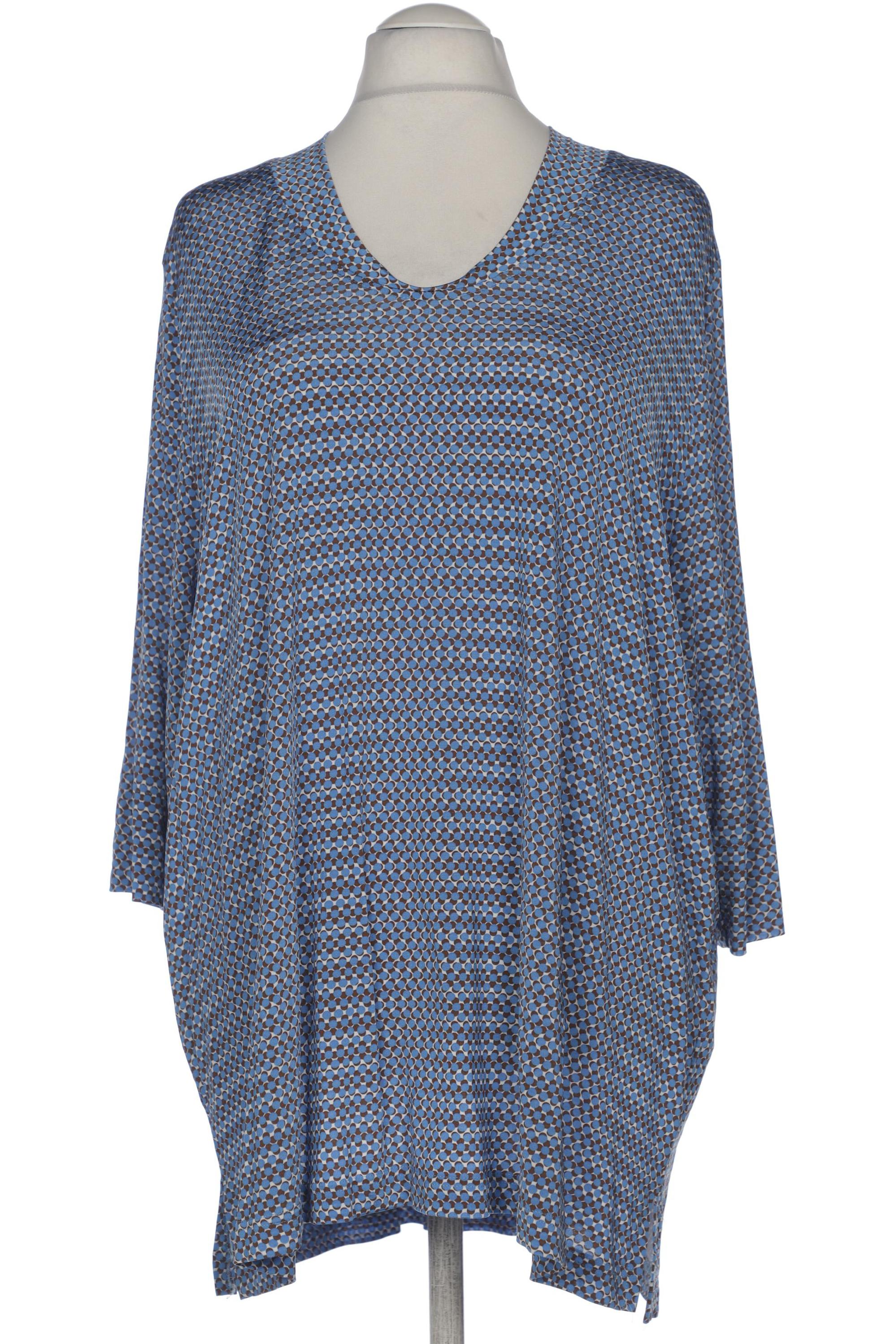 

Selection by Ulla Popken Damen Langarmshirt, blau, Gr. 54