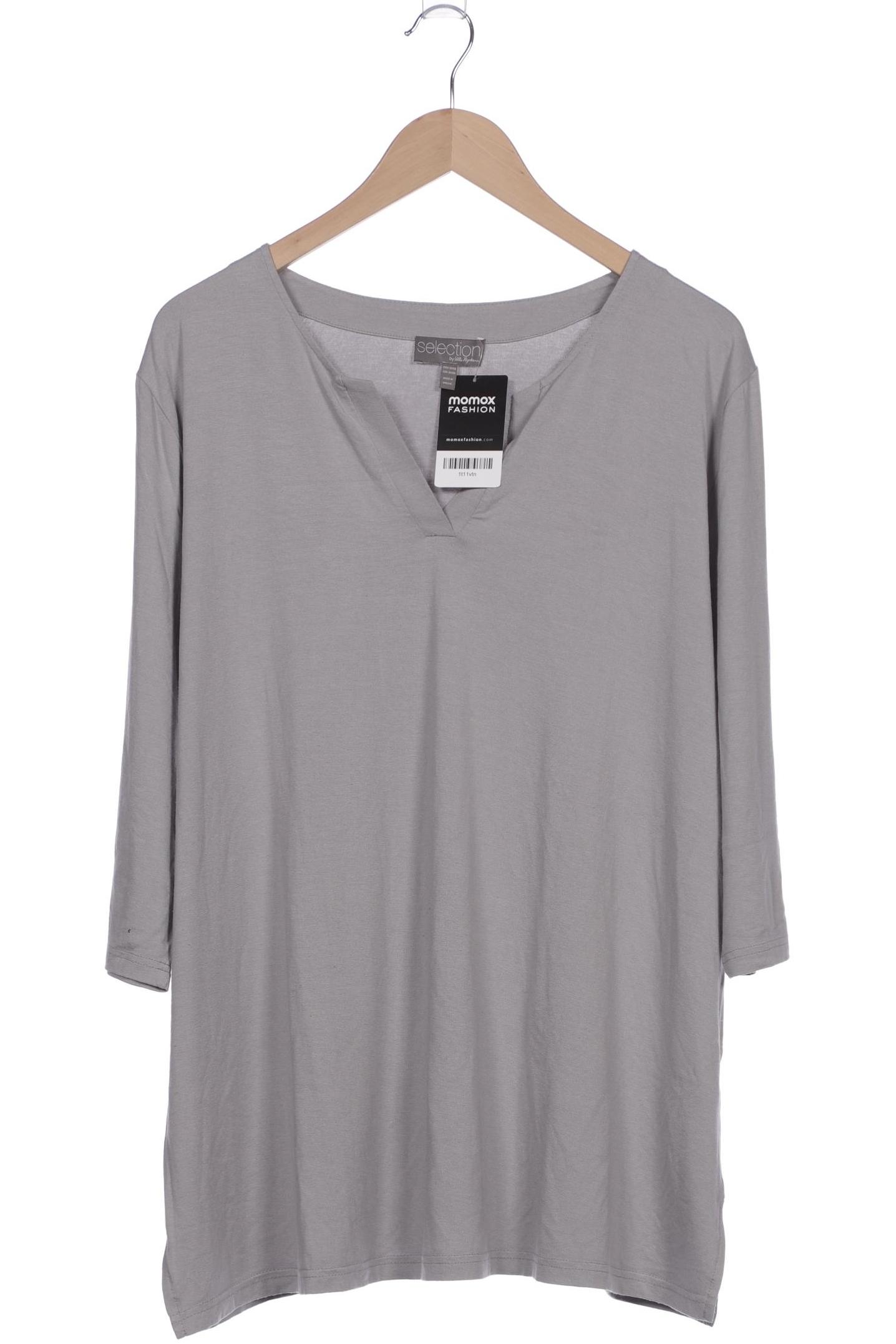 

Selection by Ulla Popken Damen T-Shirt, grau, Gr. 50