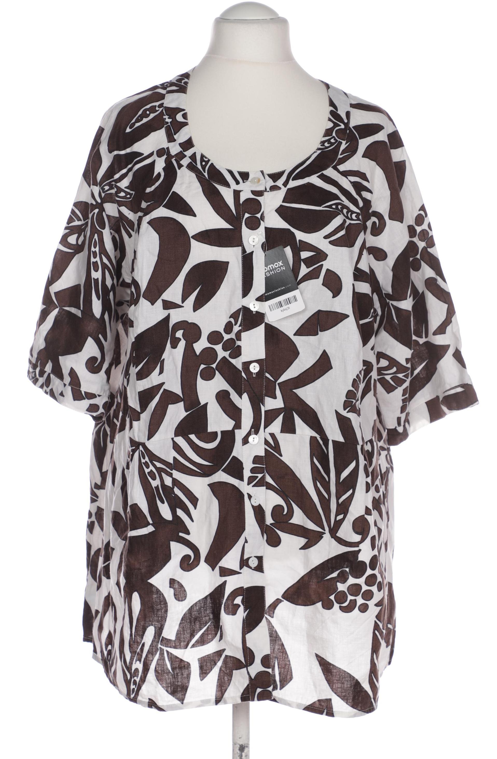 

Selection by Ulla Popken Damen Bluse, braun, Gr. 54