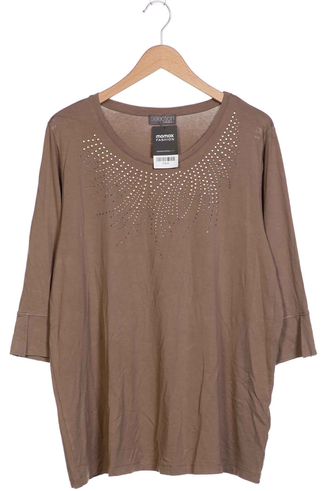 

Selection by Ulla Popken Damen Langarmshirt, braun