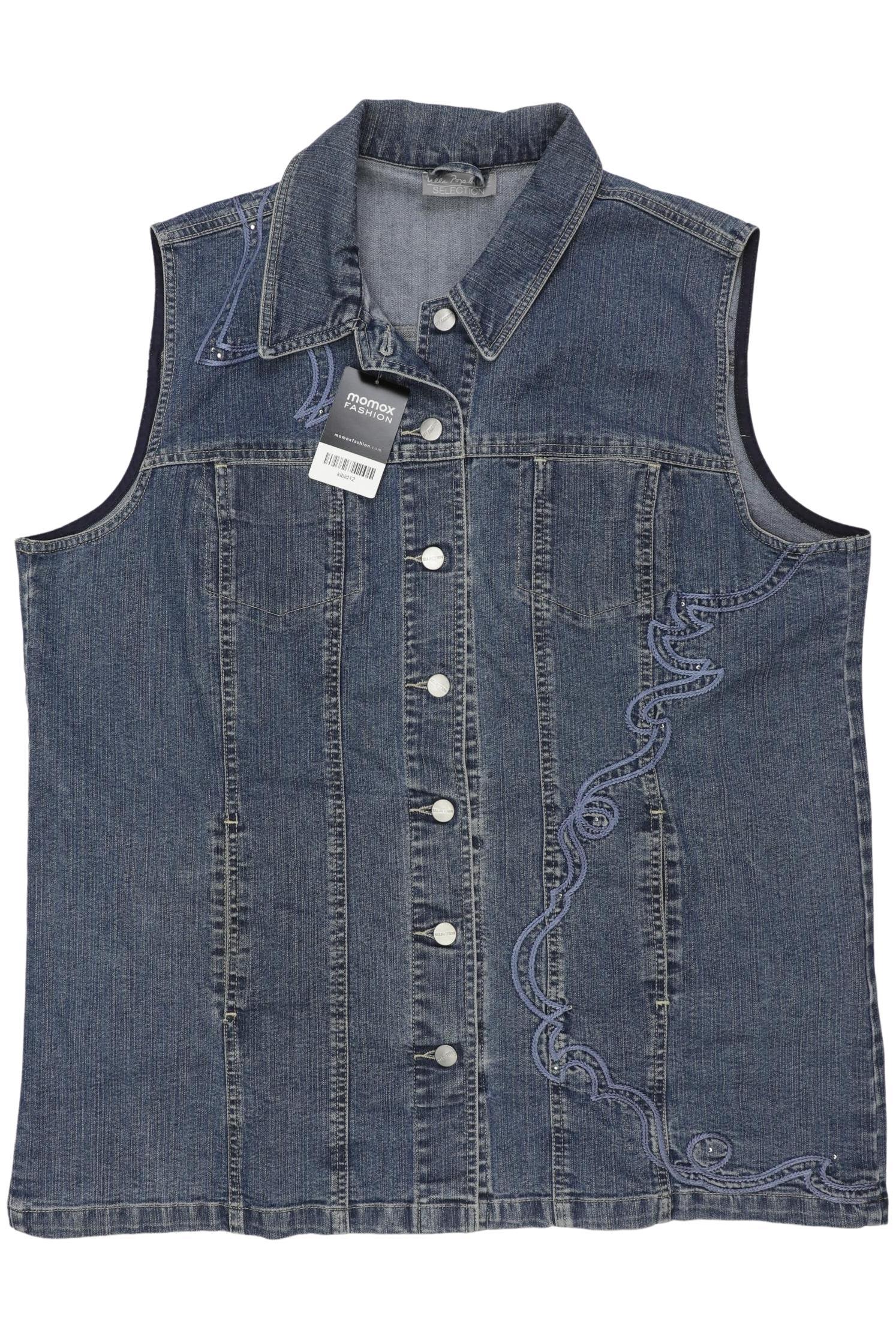 

Selection by Ulla Popken Damen Weste, blau, Gr. 46