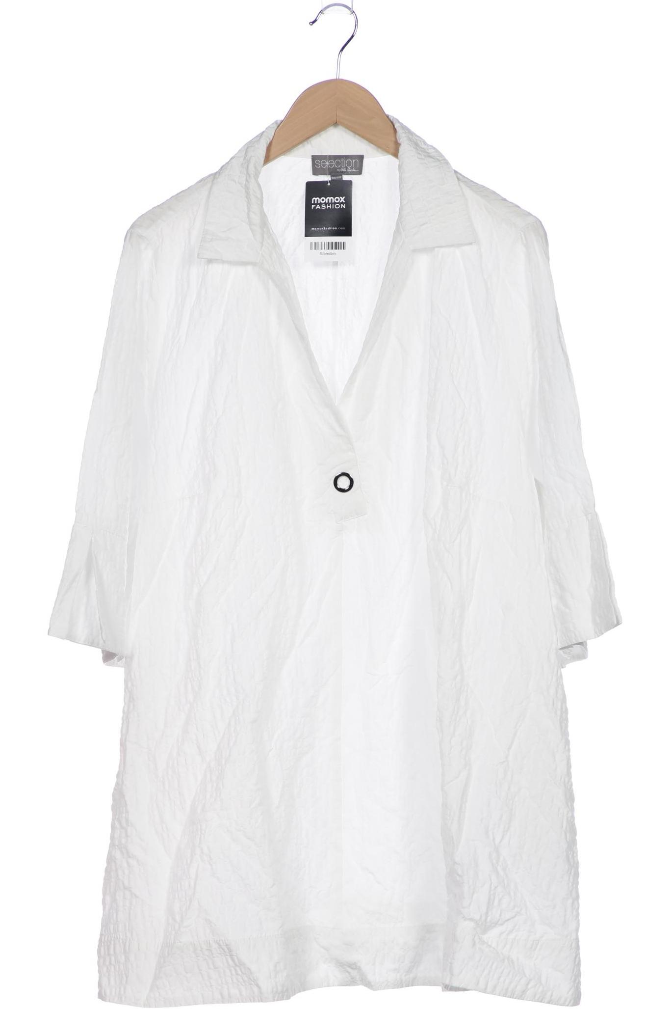 

Selection by Ulla Popken Damen Bluse, weiß, Gr. 50