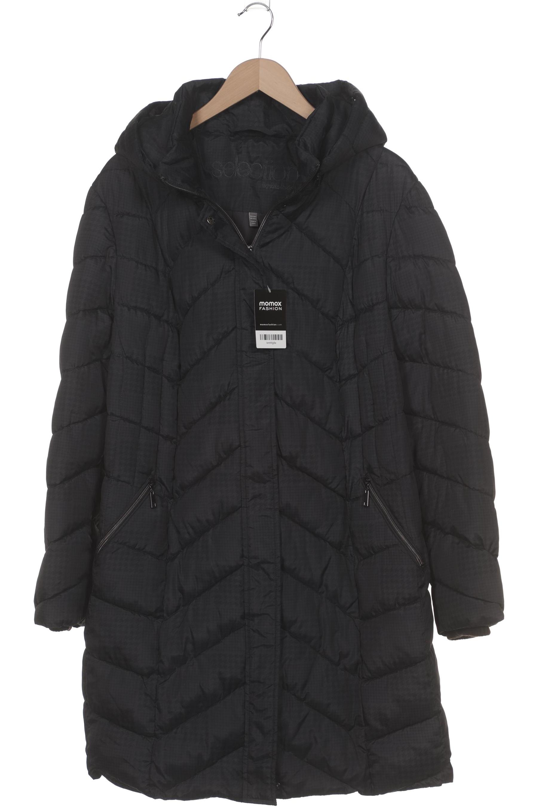 

Selection by Ulla Popken Damen Mantel, schwarz, Gr. 50