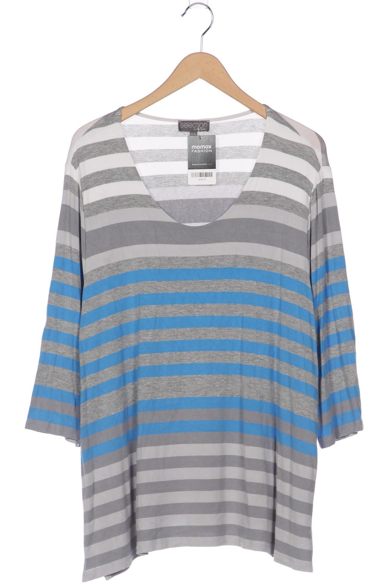 

Selection by Ulla Popken Damen Langarmshirt, grau, Gr. 50