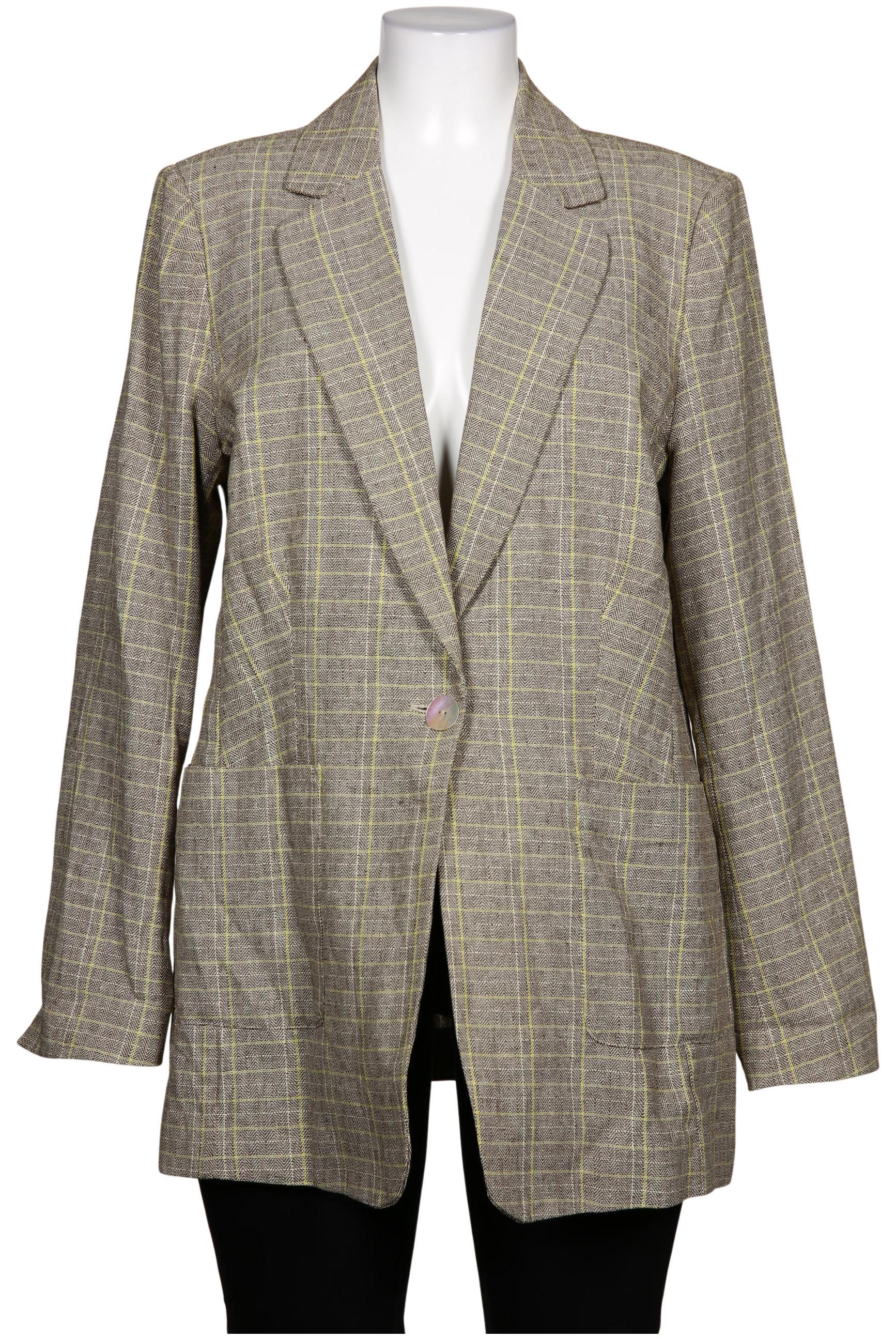 

Selection by Ulla Popken Damen Blazer, beige, Gr. 46