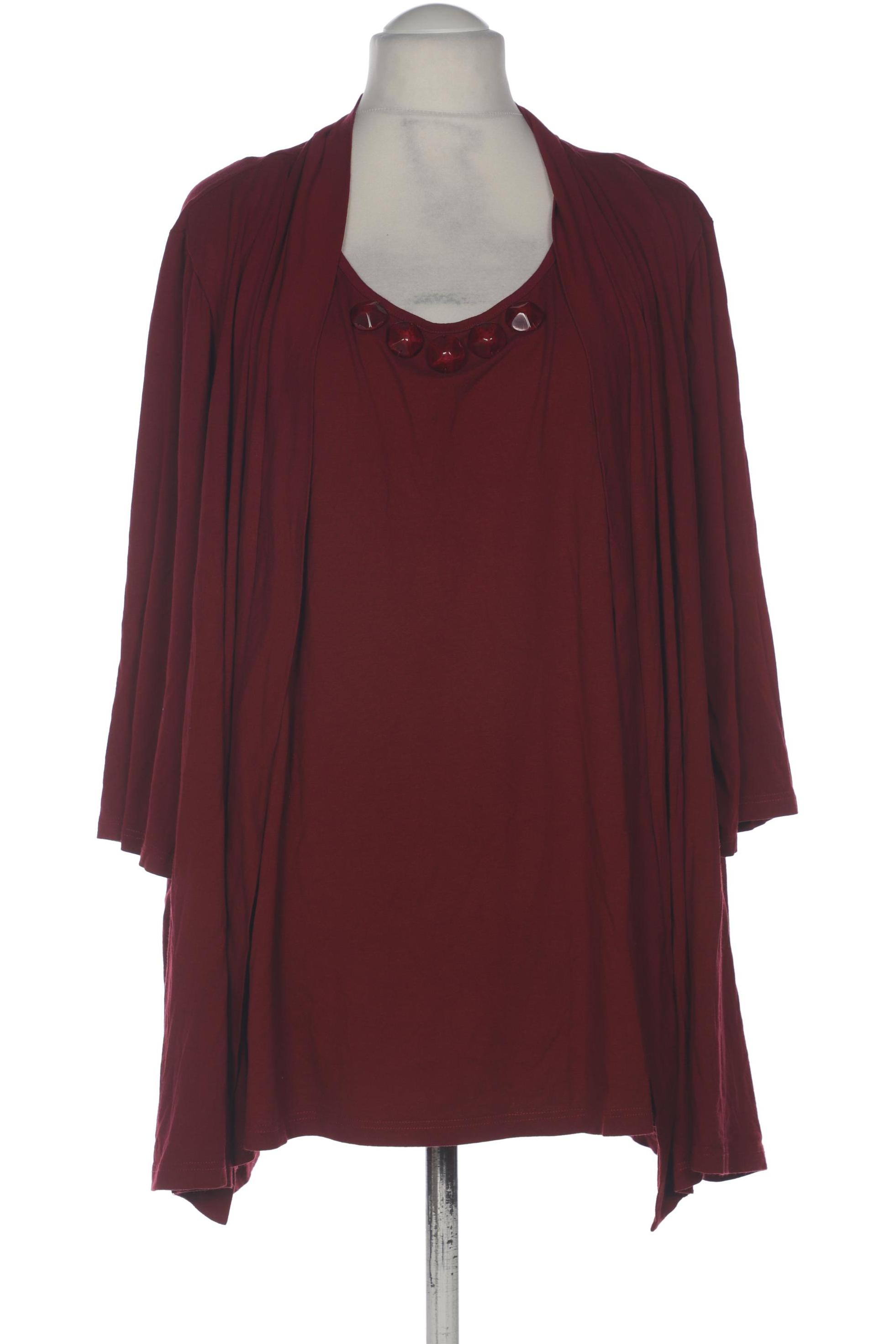 

Selection by Ulla Popken Damen Bluse, rot, Gr. 58