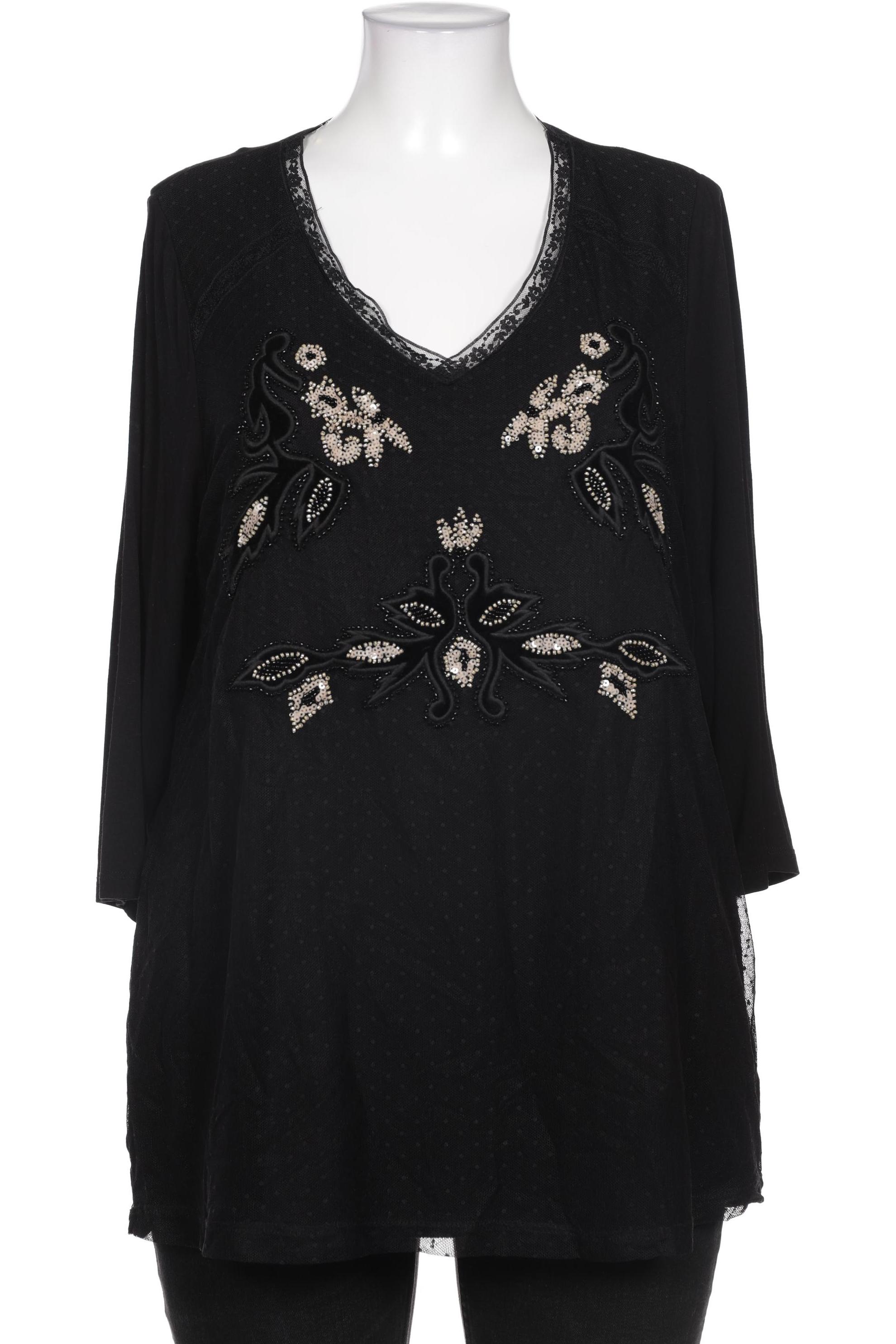 

Selection by Ulla Popken Damen Langarmshirt, schwarz, Gr. 46