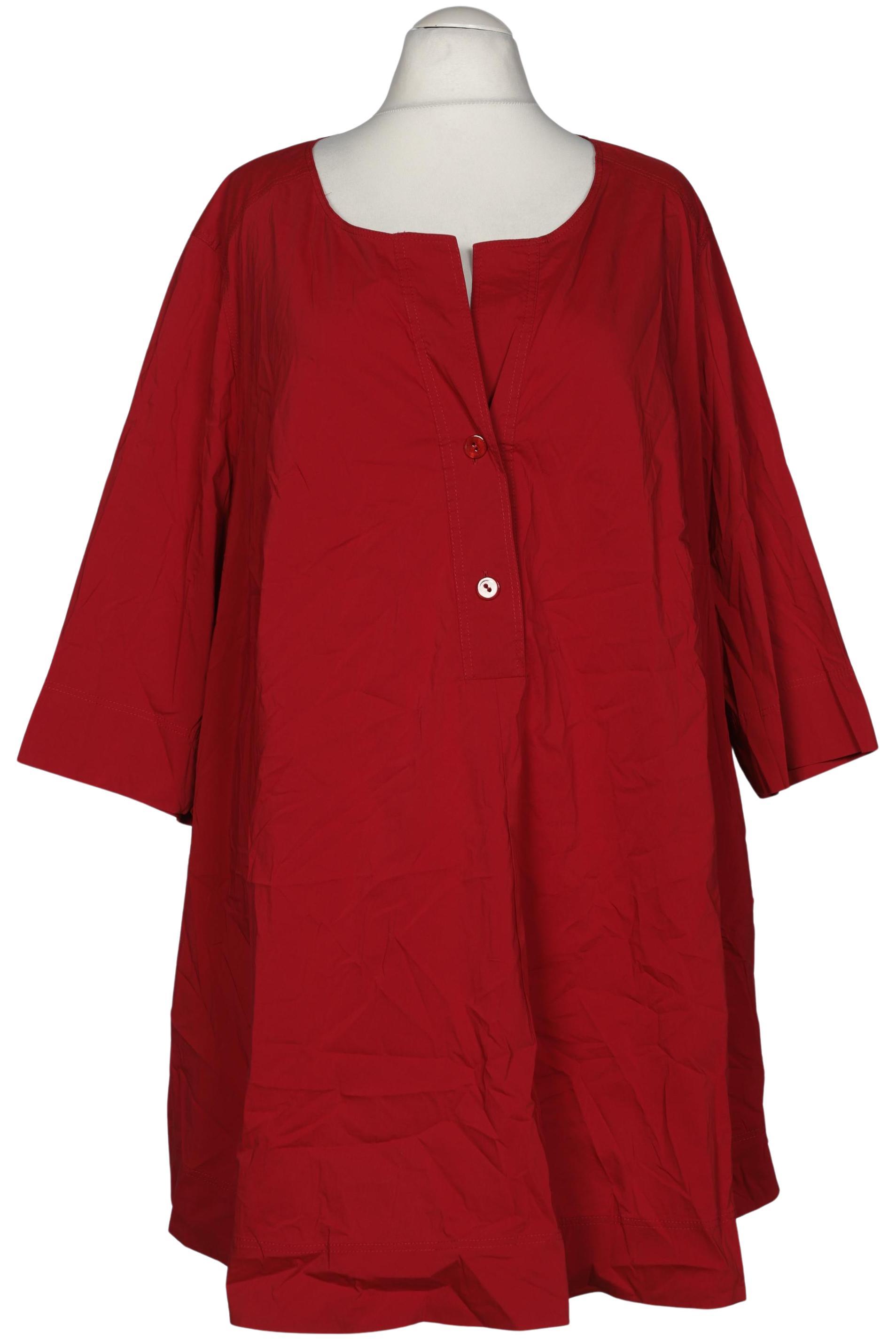 

Selection by Ulla Popken Damen Bluse, rot, Gr. 58
