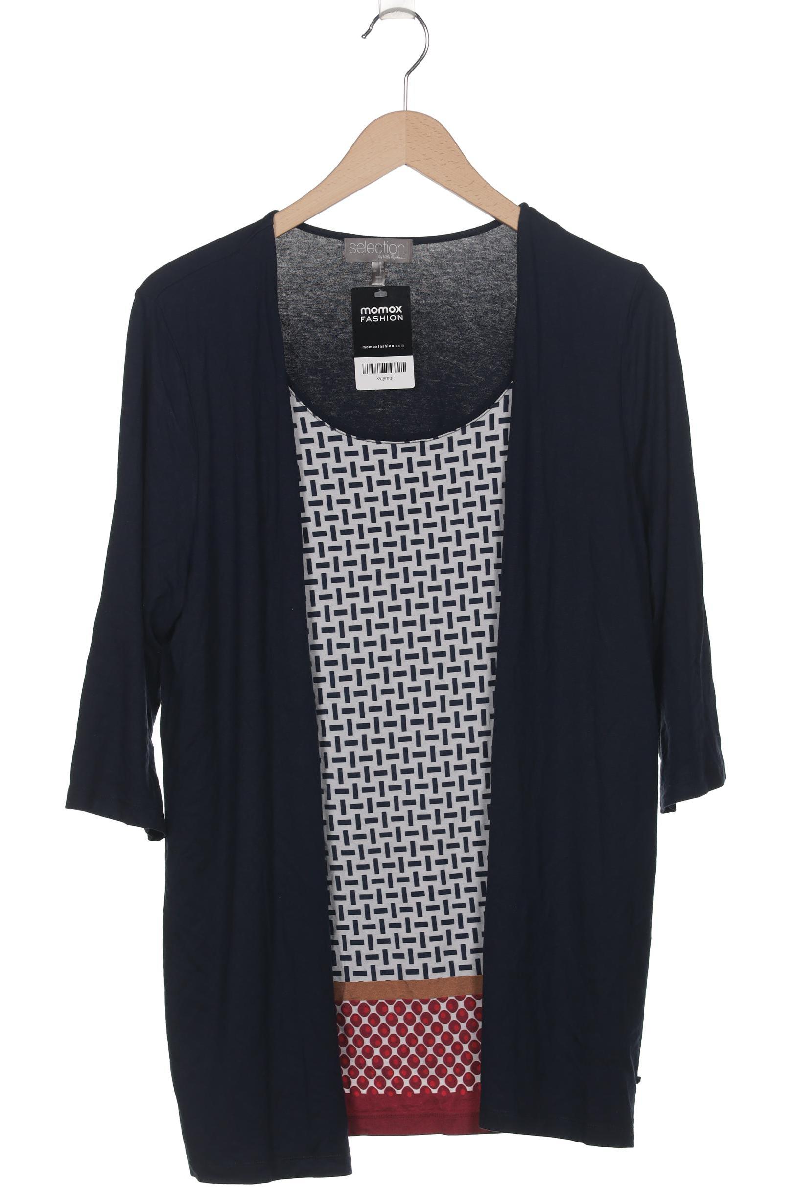 

Selection by Ulla Popken Damen Langarmshirt, marineblau, Gr. 42