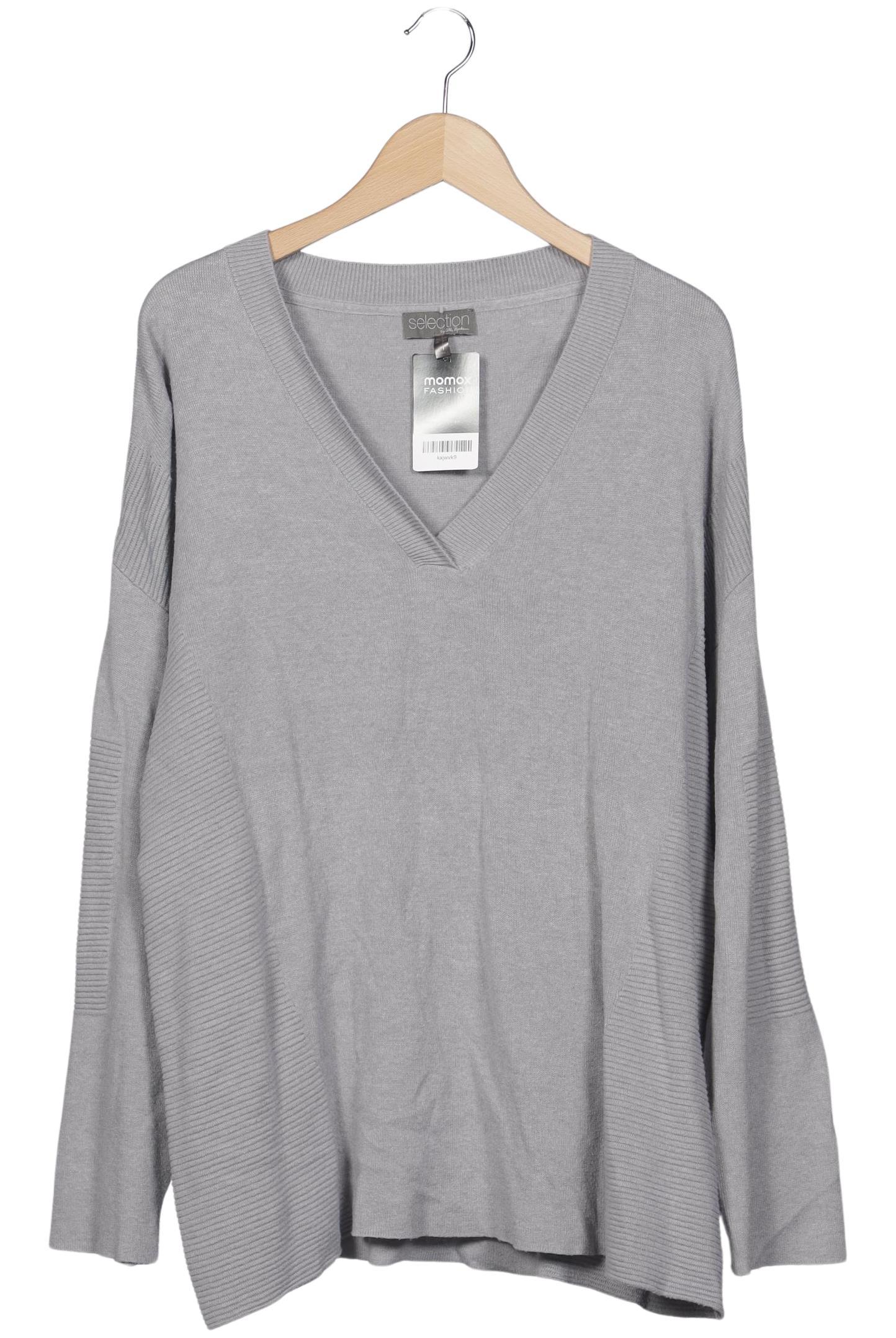 

Selection by Ulla Popken Damen Pullover, grau, Gr. 46