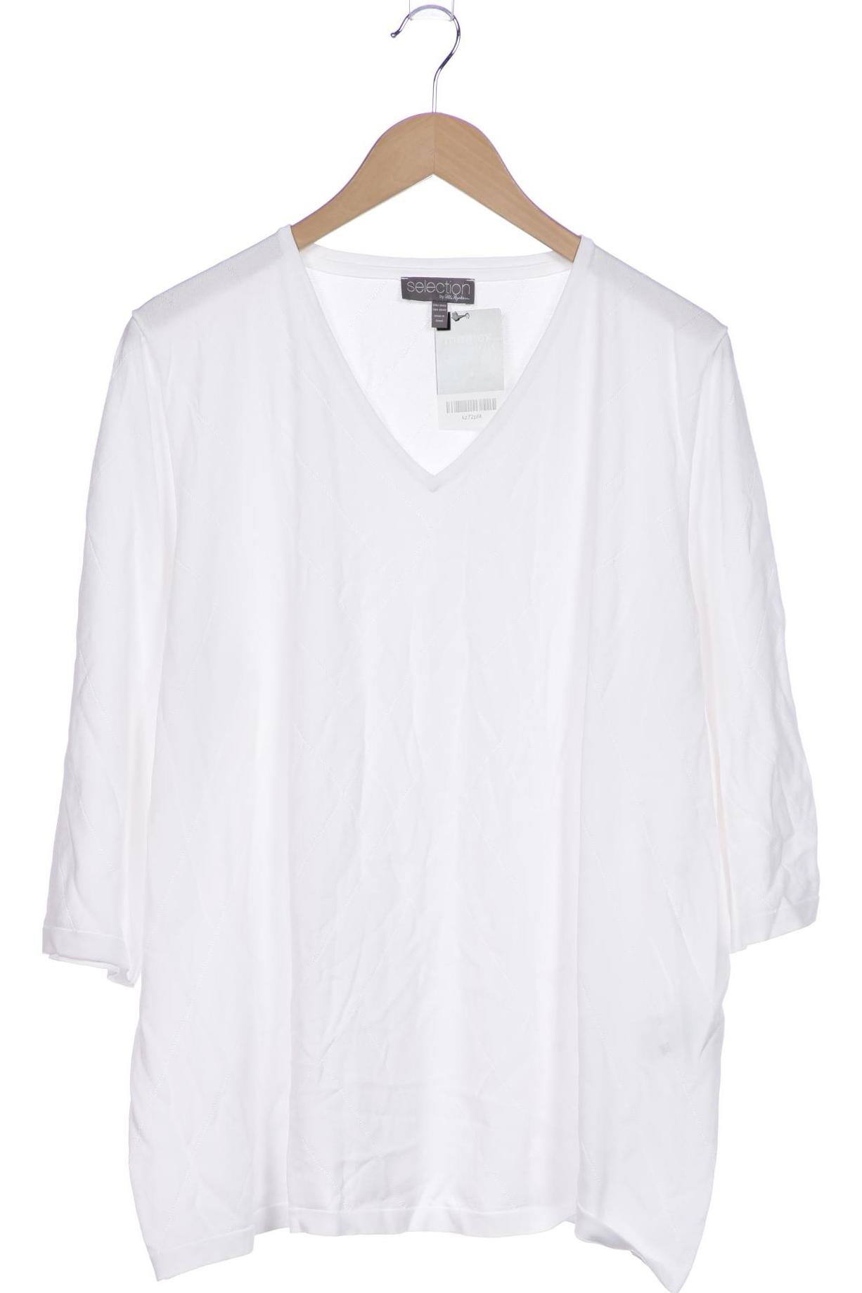 

Selection by Ulla Popken Damen Pullover, weiß, Gr. 50