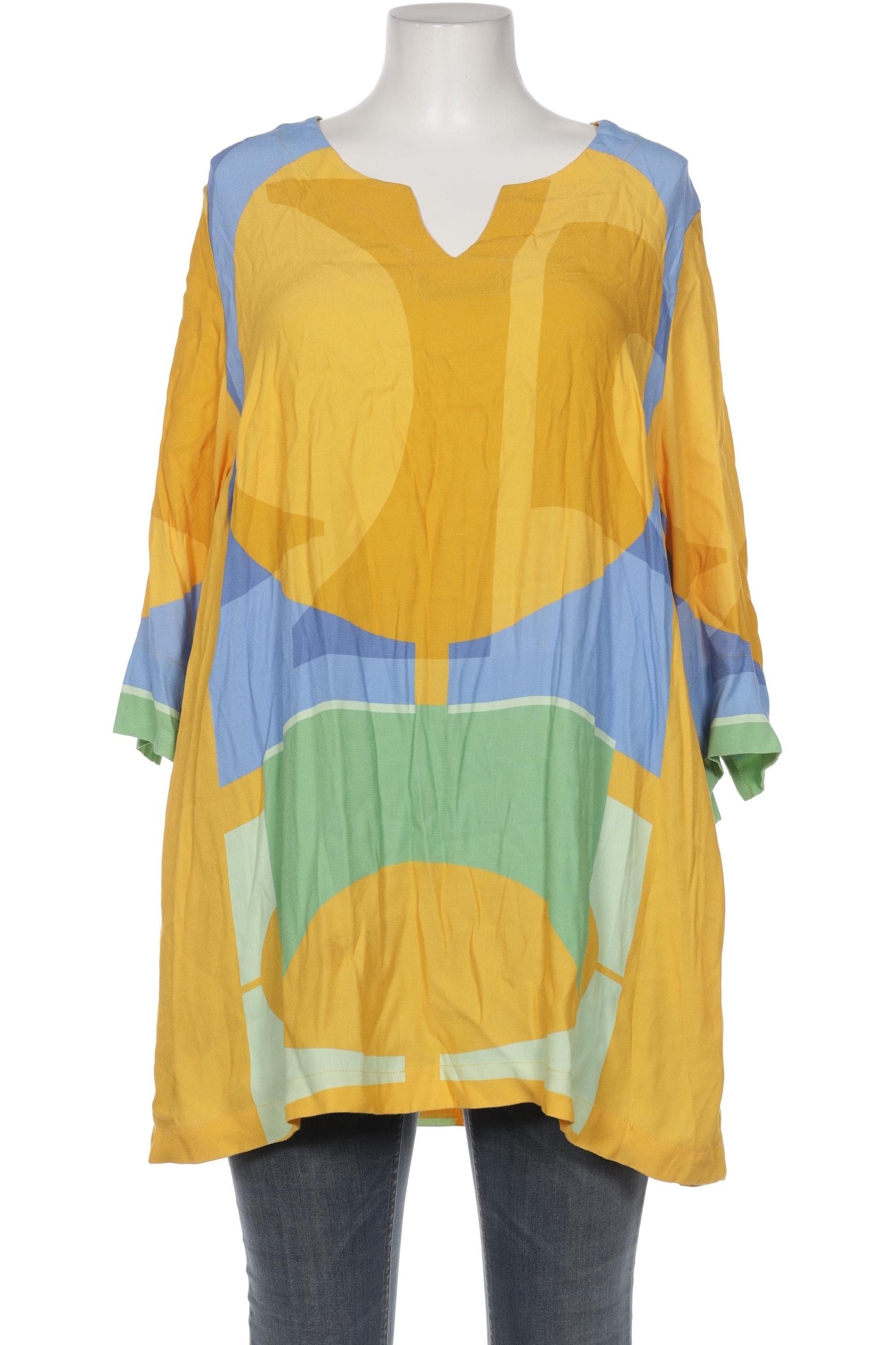 

Selection by Ulla Popken Damen Bluse, gelb, Gr. 46