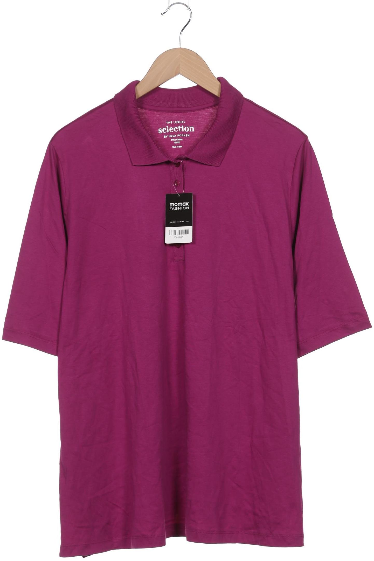 

Selection by Ulla Popken Damen Poloshirt, pink, Gr. 50