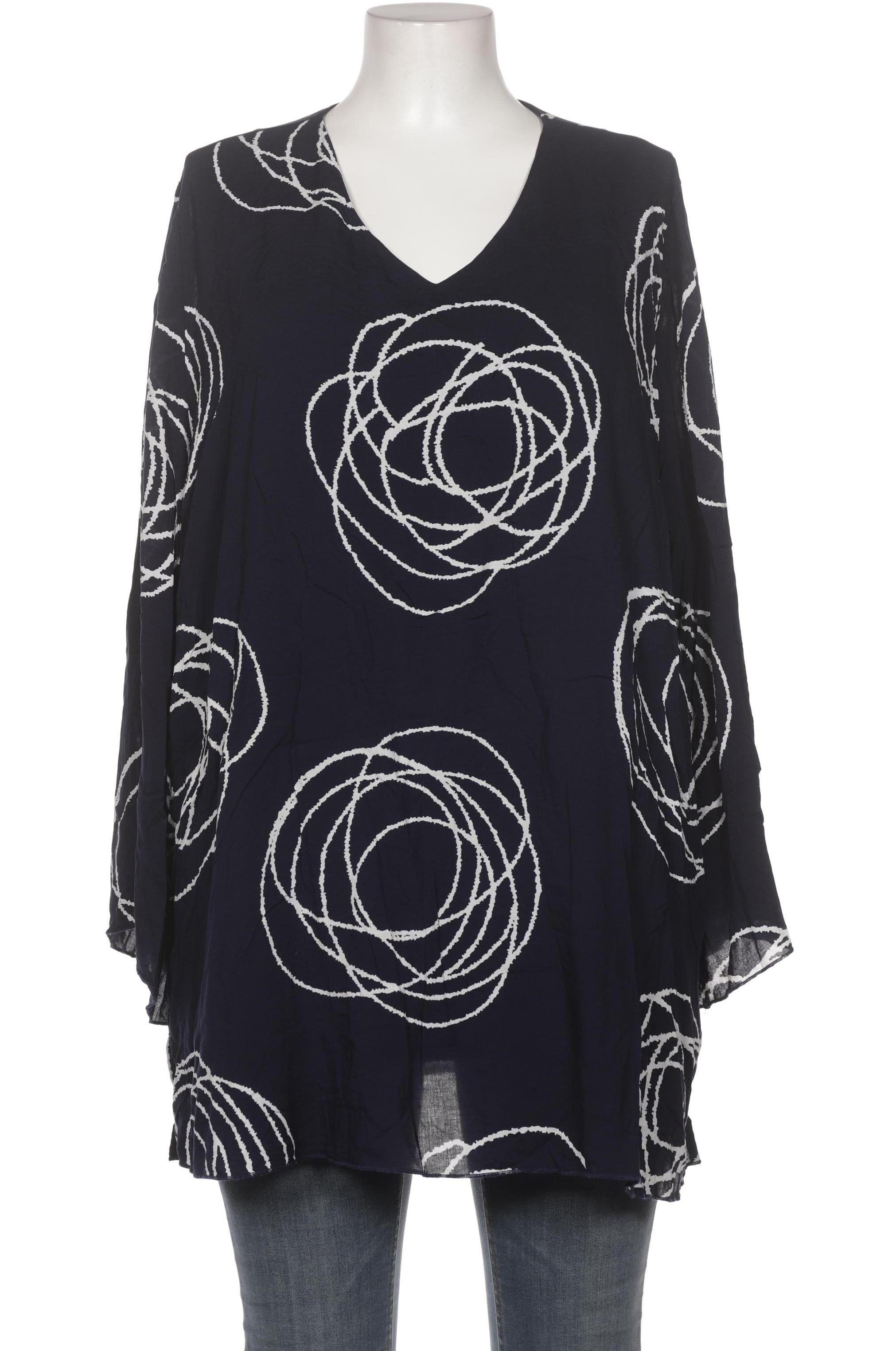 

Selection by Ulla Popken Damen Bluse, marineblau, Gr. 50