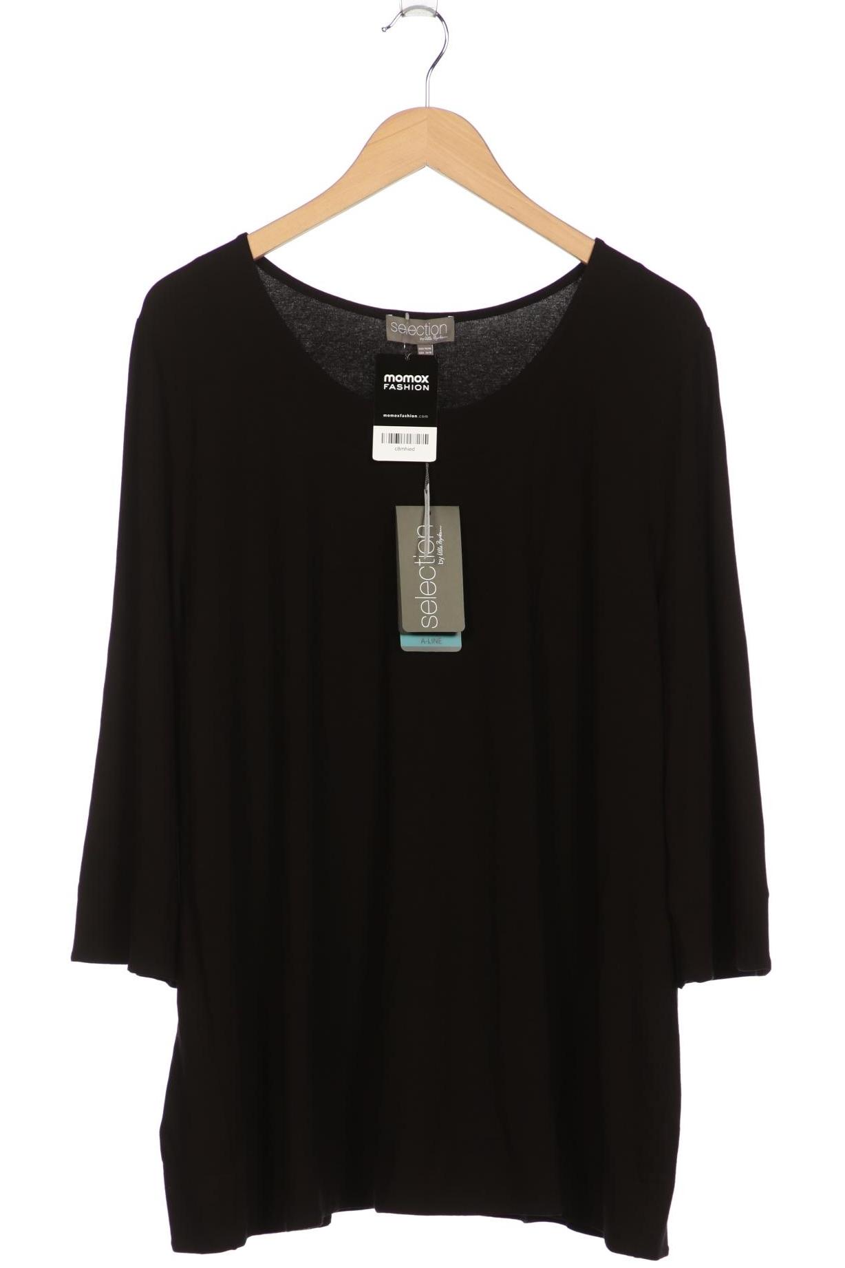 

Selection by Ulla Popken Damen Langarmshirt, schwarz, Gr. 46