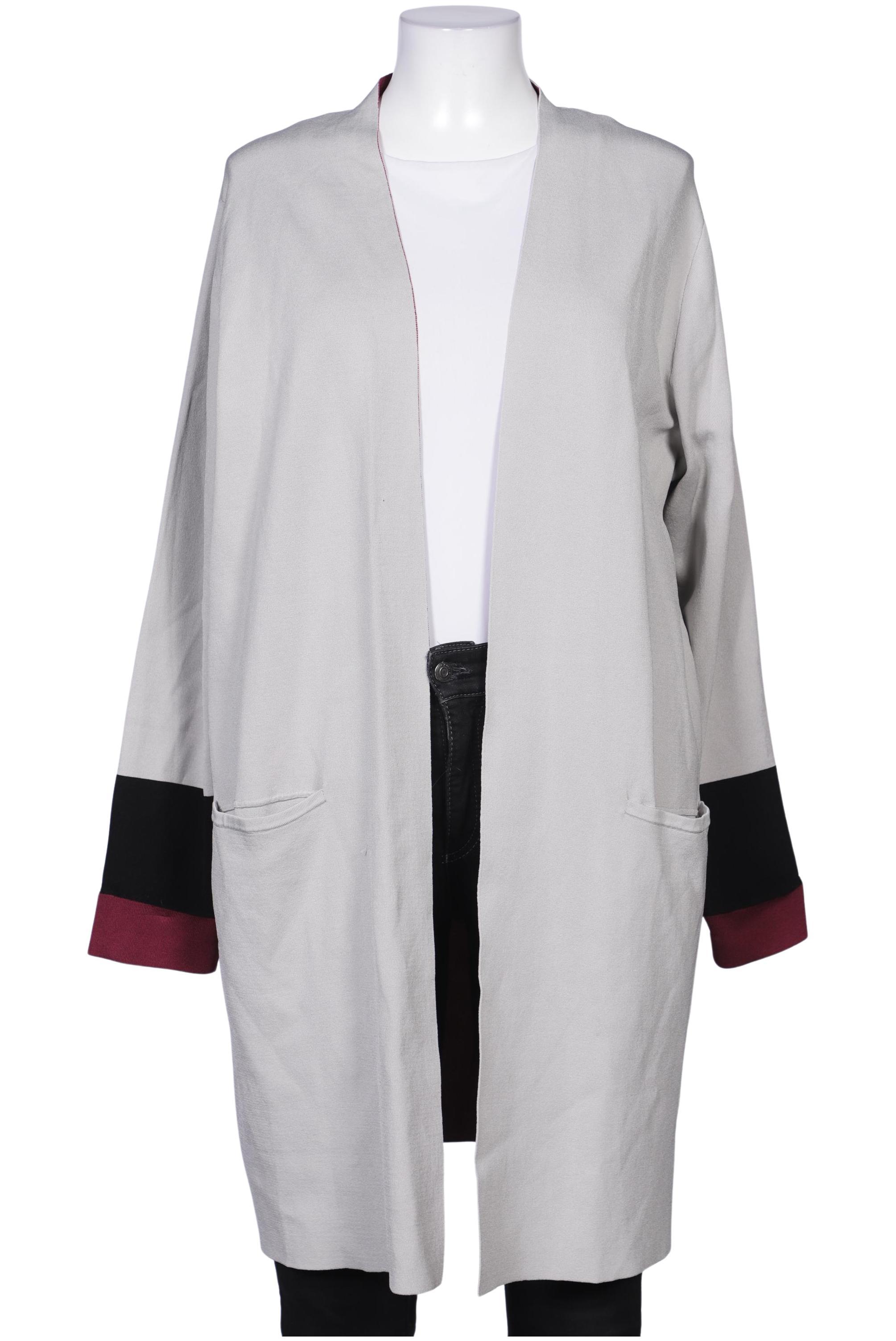 

Selection by Ulla Popken Damen Strickjacke, grau, Gr. 46