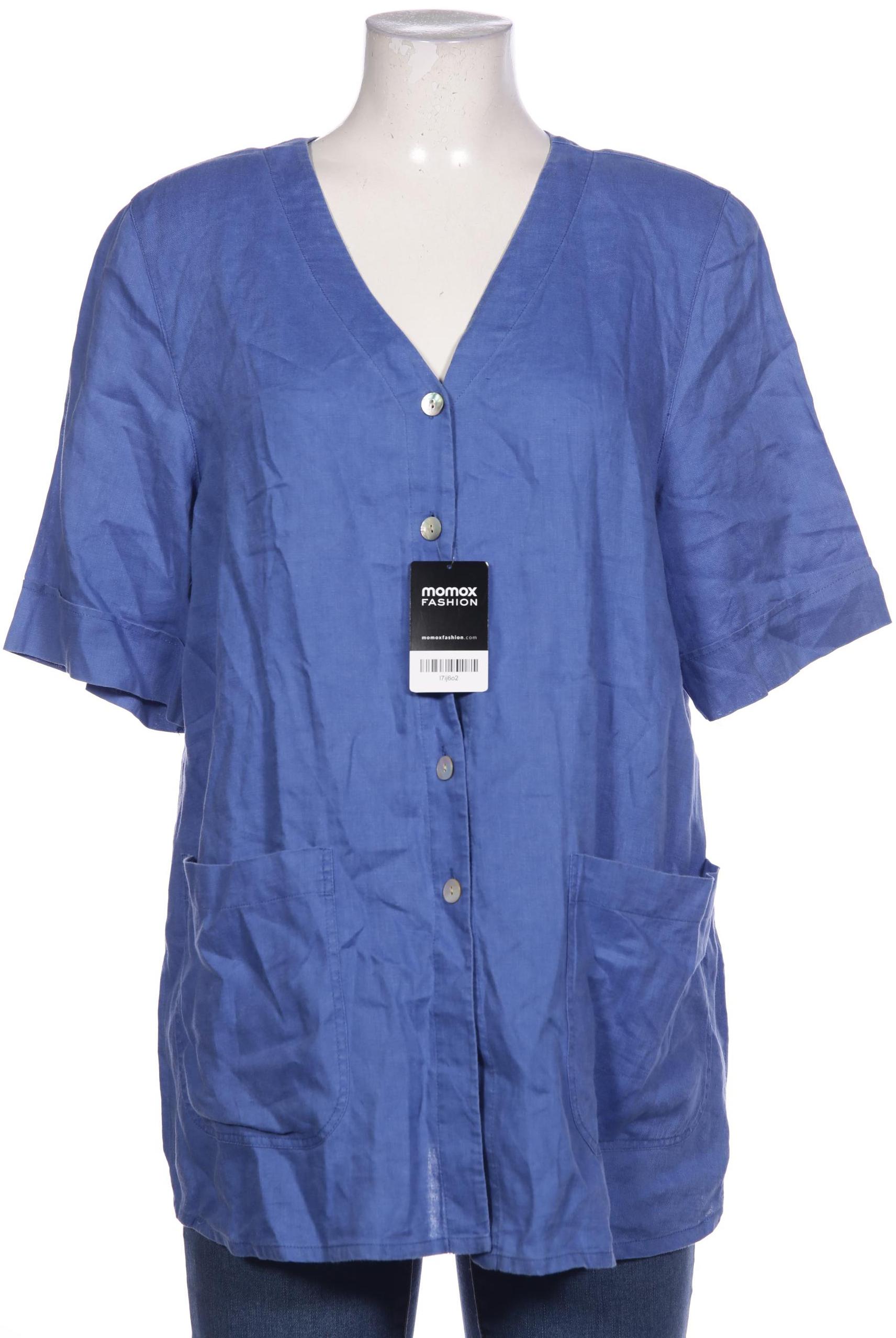 

Selection by Ulla Popken Damen Bluse, blau, Gr. 44