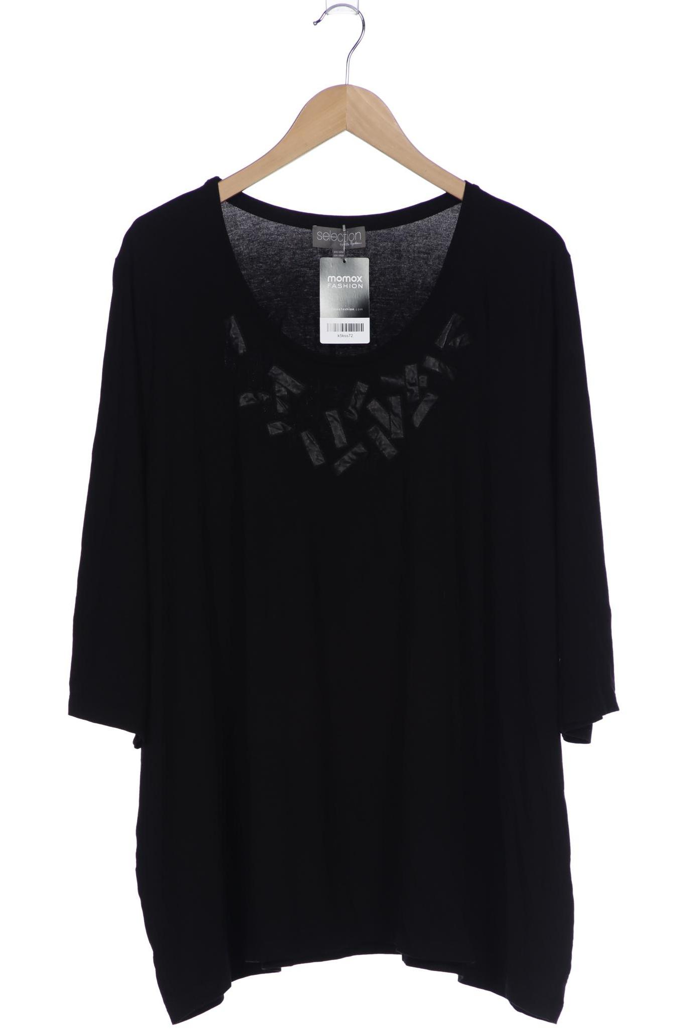 

Selection by Ulla Popken Damen Langarmshirt, schwarz, Gr. 54