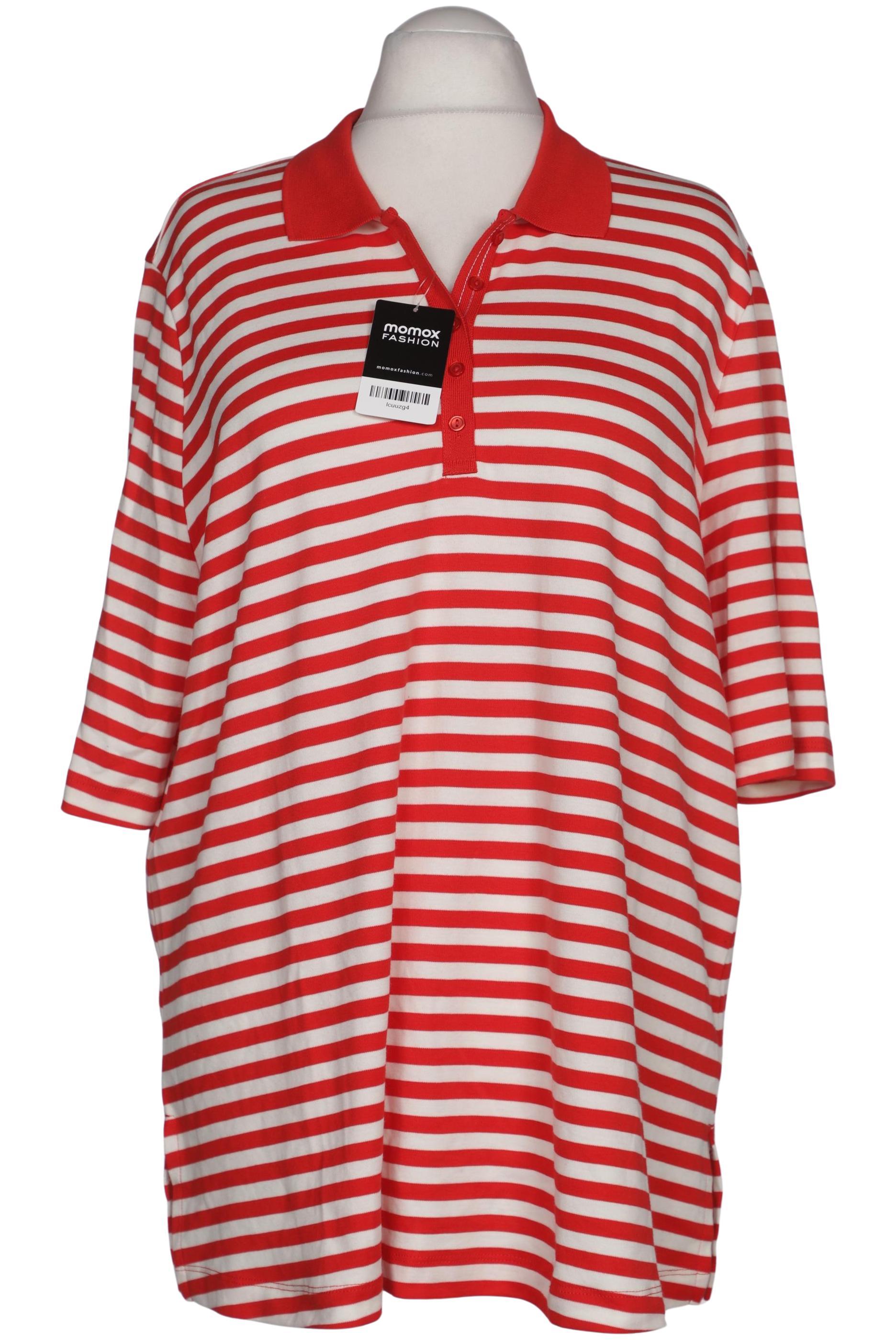 Thumbnail - Selection by Ulla Popken Damen Poloshirt, rot, Gr. 52