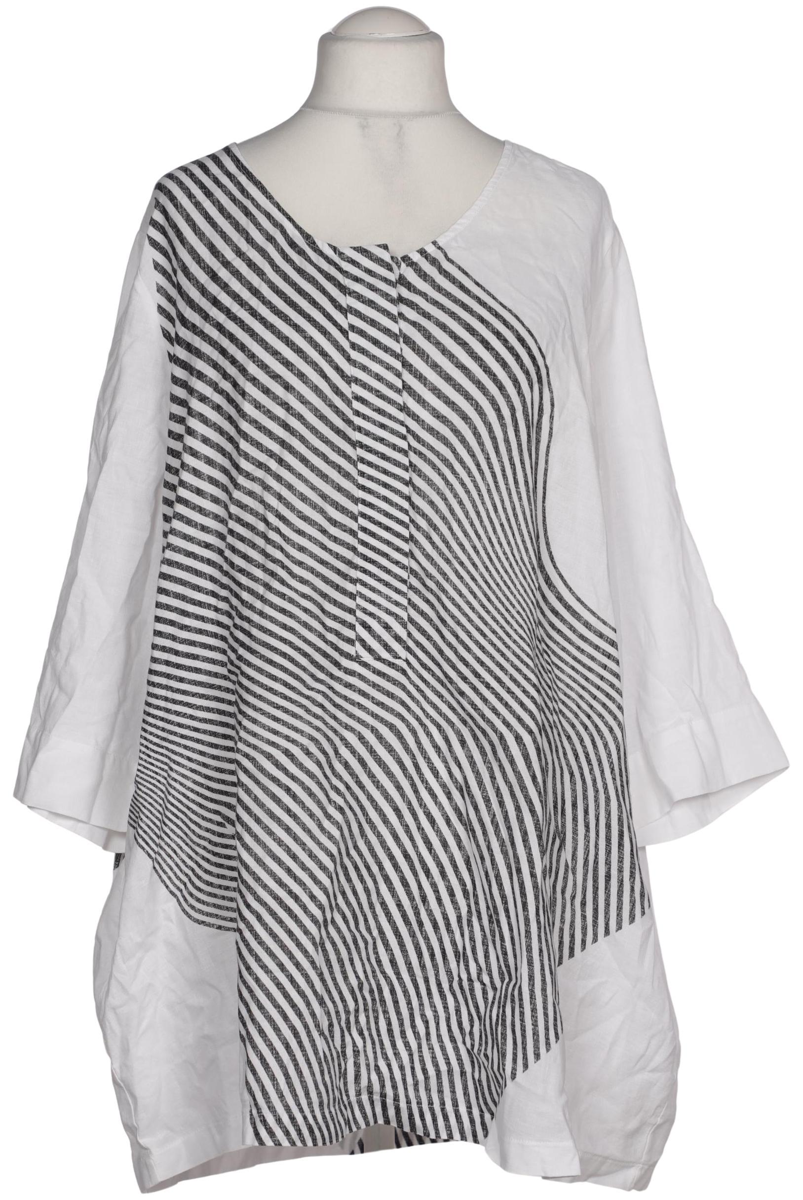 

Selection by Ulla Popken Damen Bluse, weiß, Gr. 54