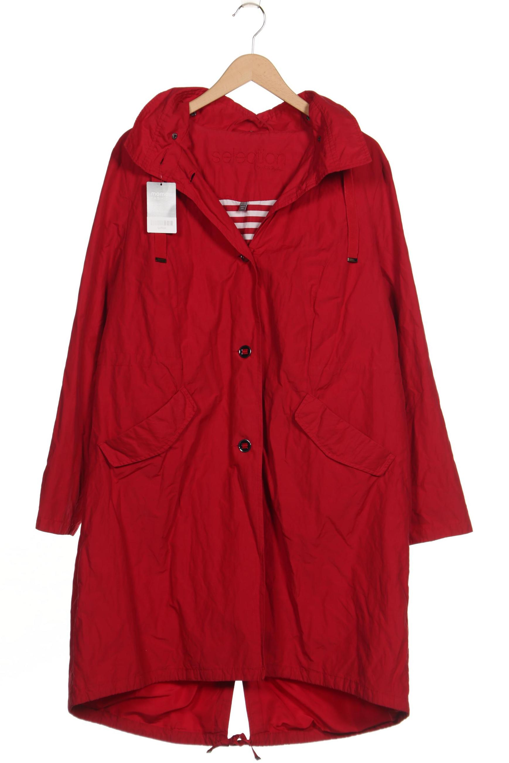 

Selection by Ulla Popken Damen Mantel, rot, Gr. 46