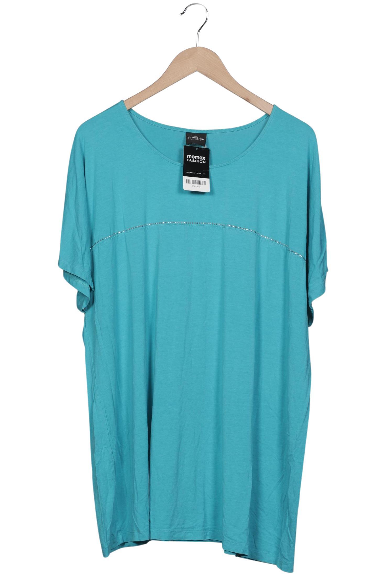 

Selection by Ulla Popken Damen T-Shirt, türkis, Gr. 48