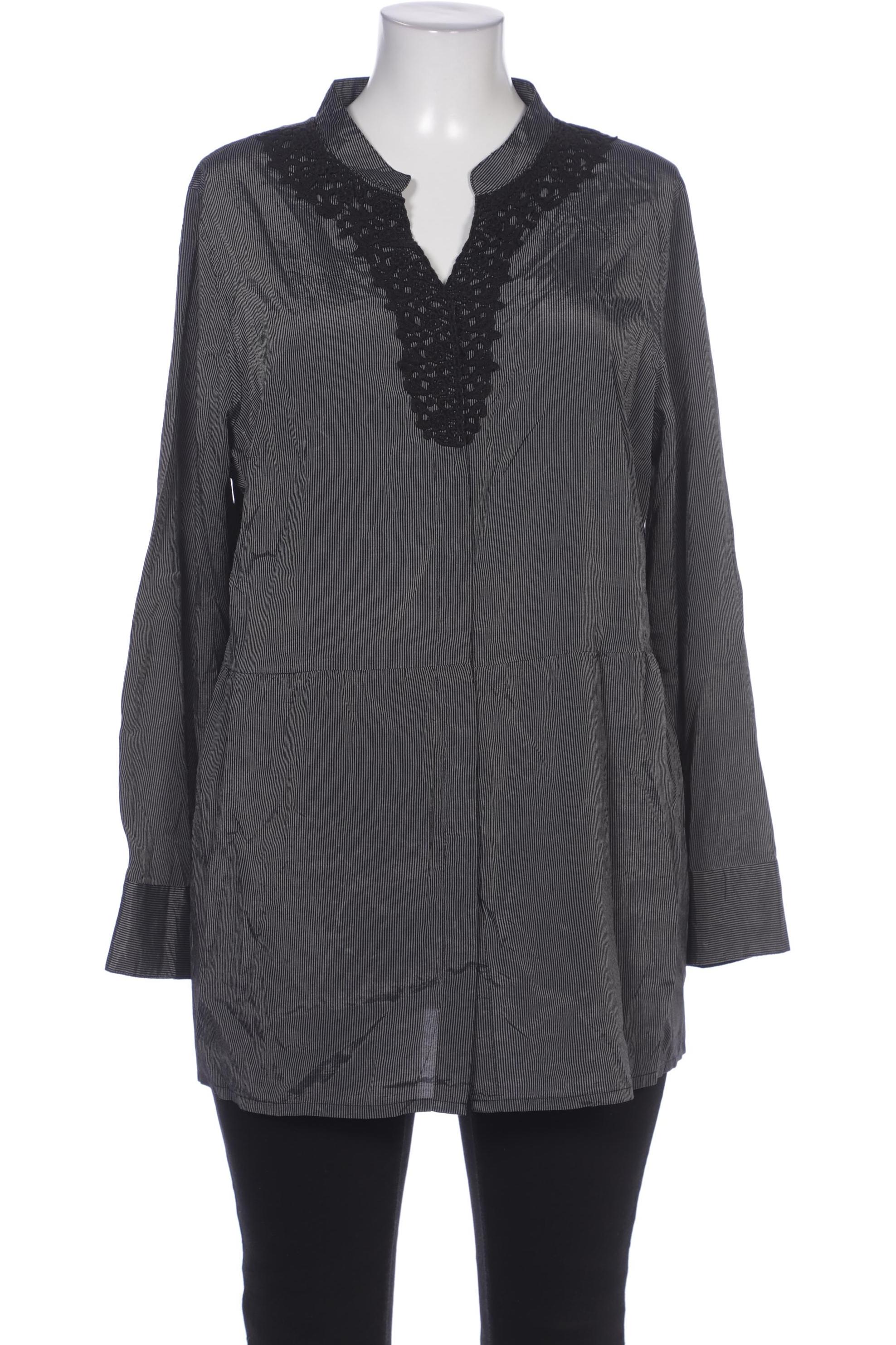 

Selection by Ulla Popken Damen Bluse, grau, Gr. 46