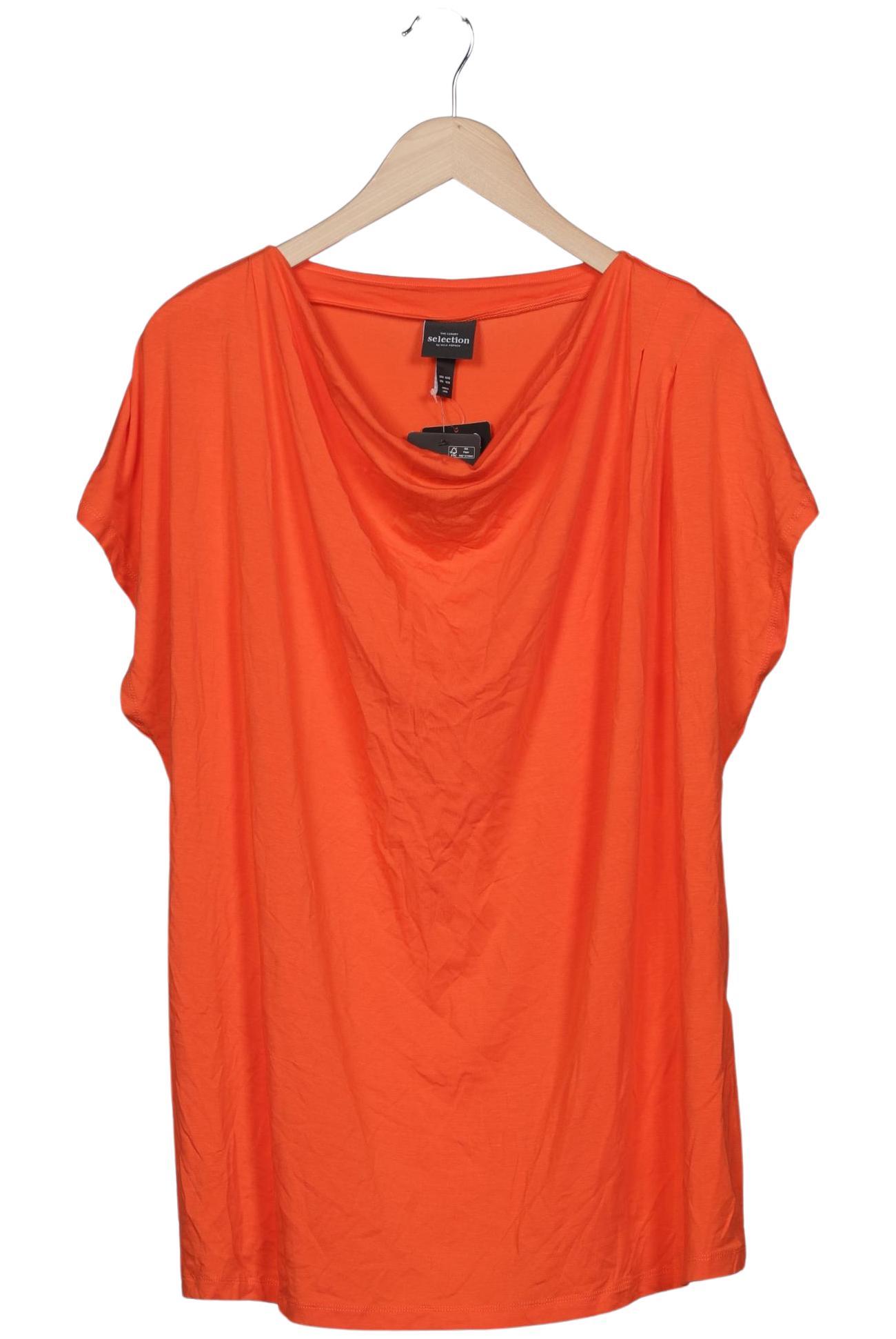 

Selection by Ulla Popken Damen T-Shirt, orange, Gr. 46
