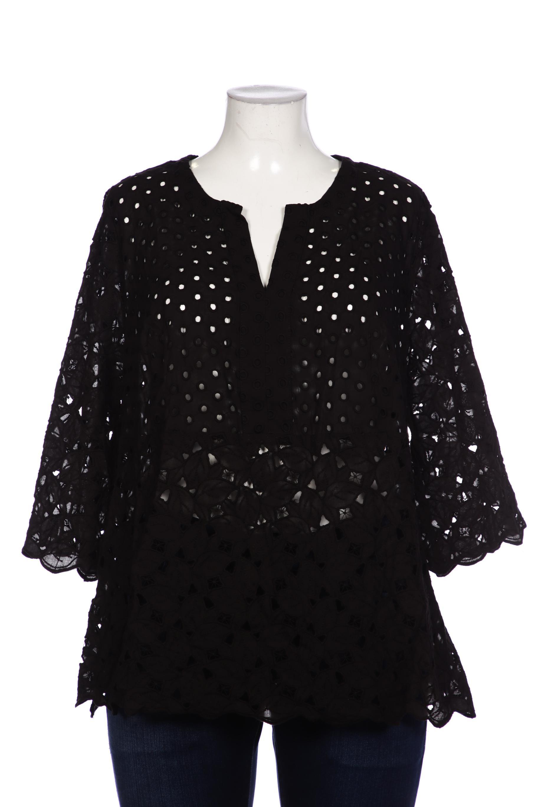 

Selection by Ulla Popken Damen Bluse, schwarz, Gr. 46